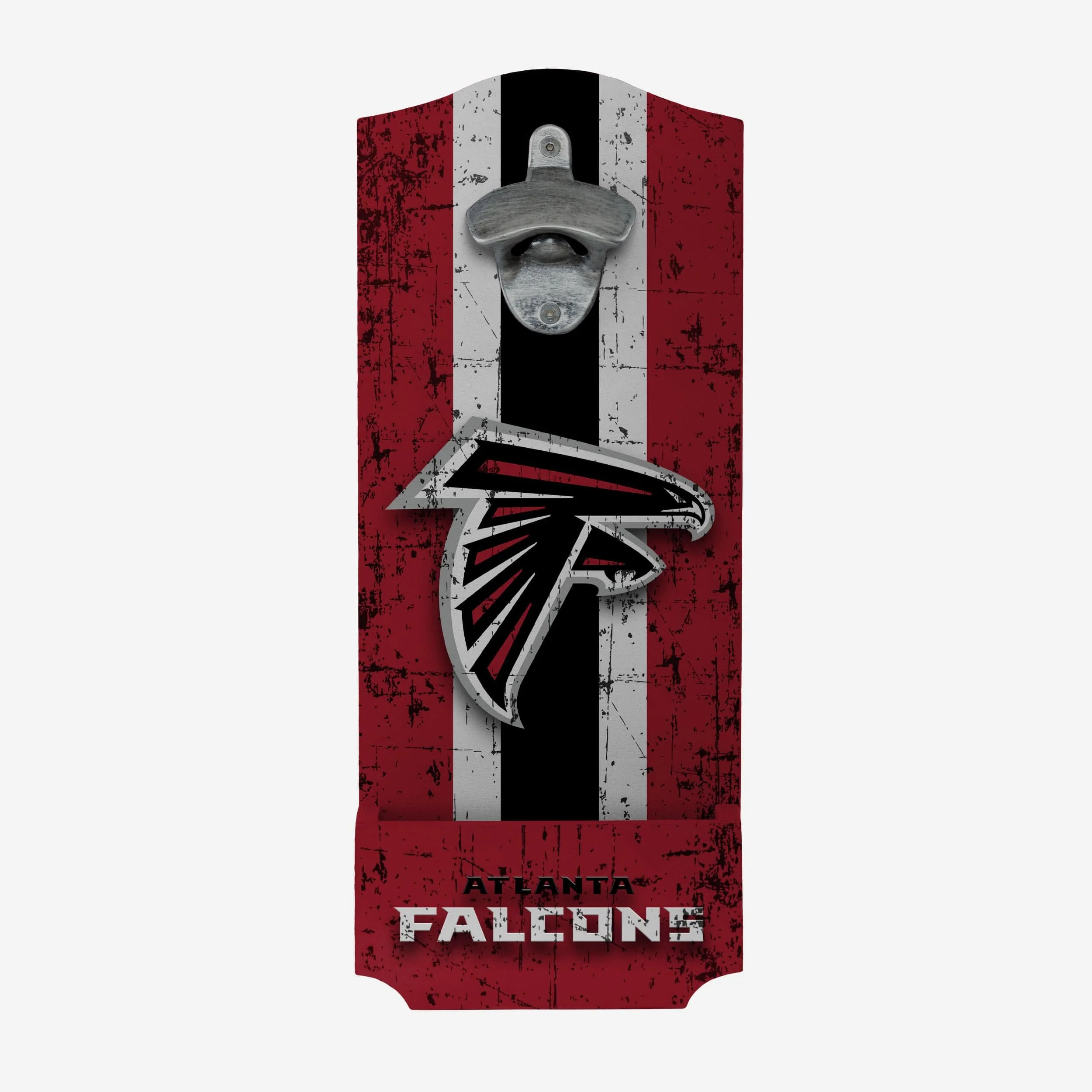 Atlanta Falcons Wooden Bottle Cap Opener Sign - Image 2