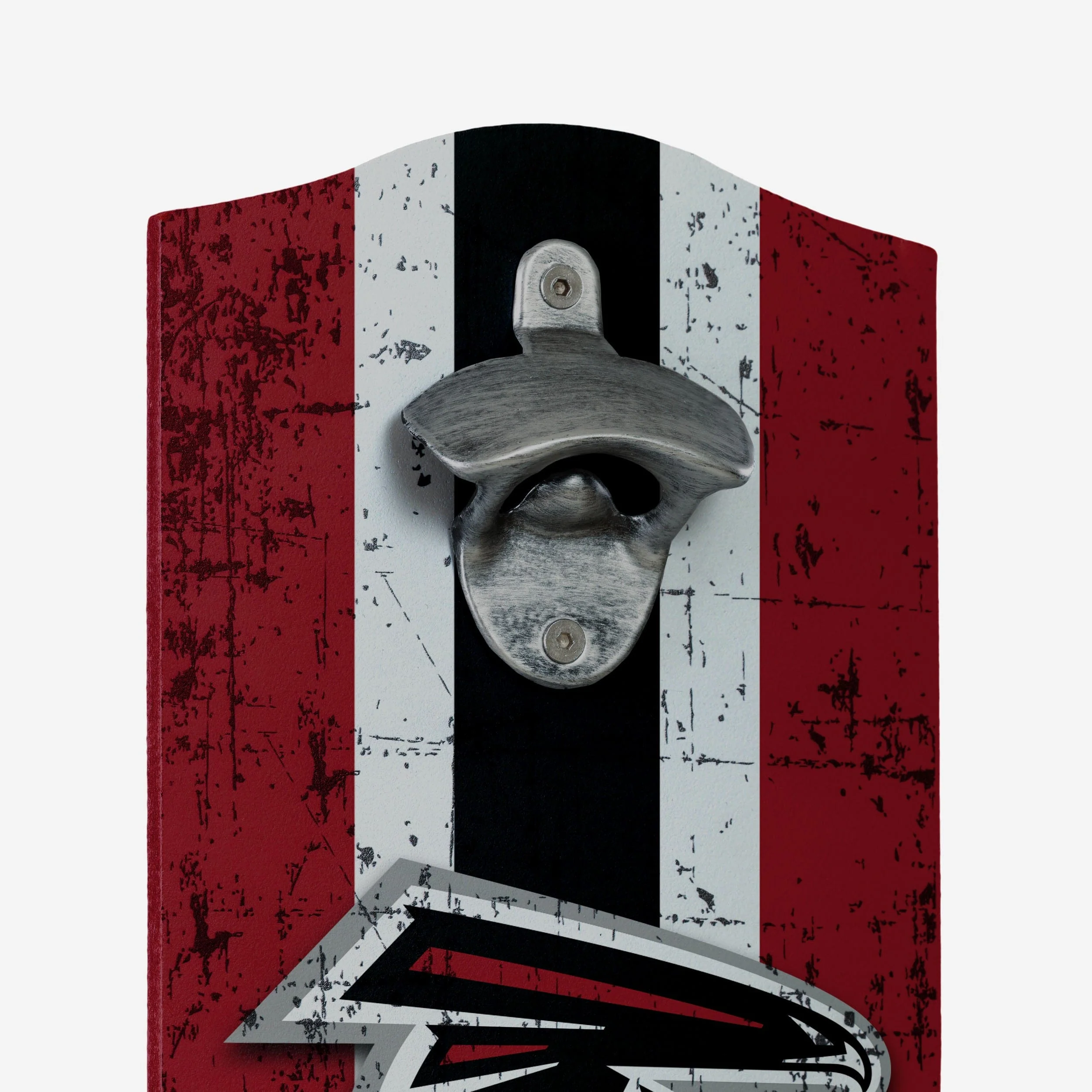 Atlanta Falcons Wooden Bottle Cap Opener Sign - Image 3