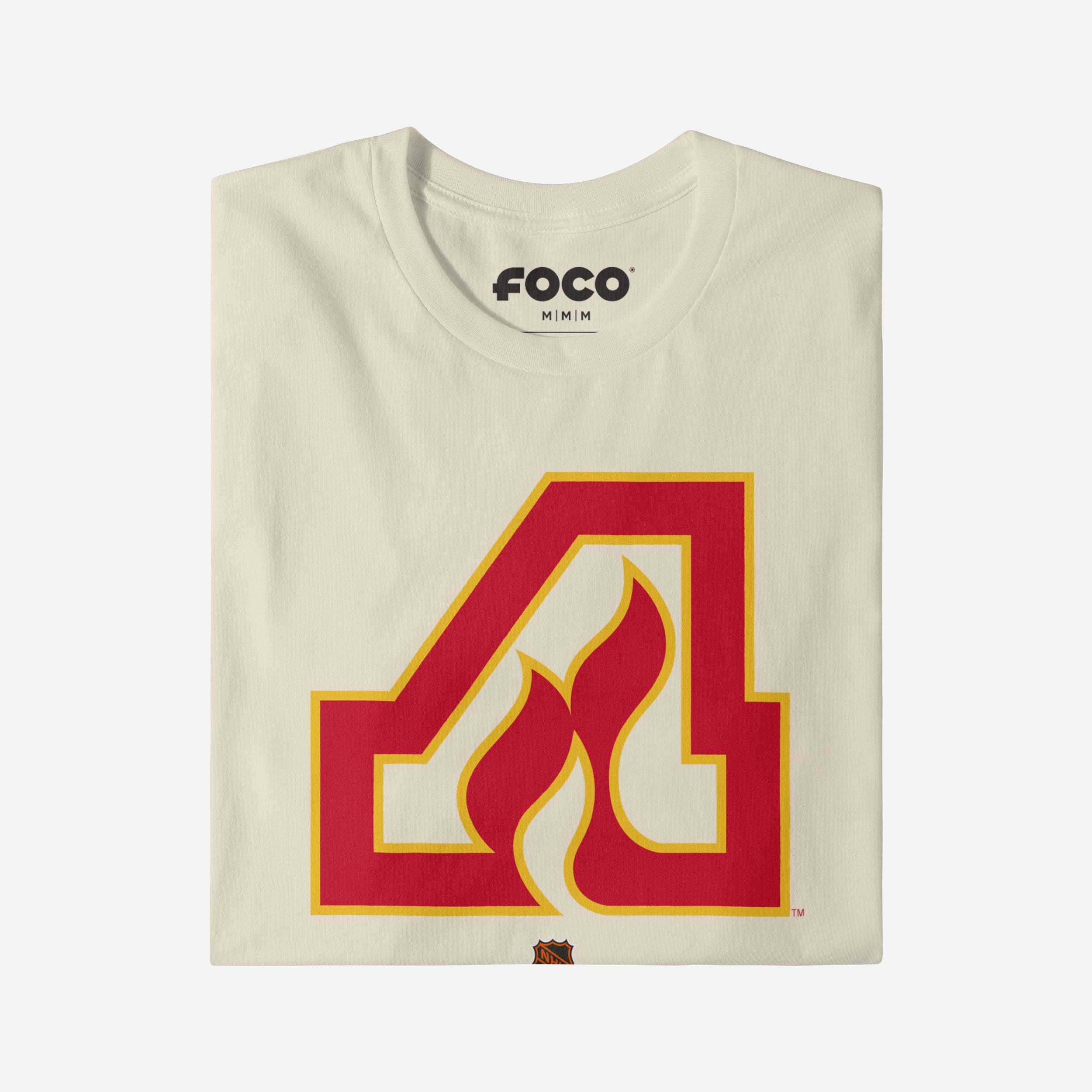 Atlanta Flames 1972 Retro Logo T-Shirt - Image 3