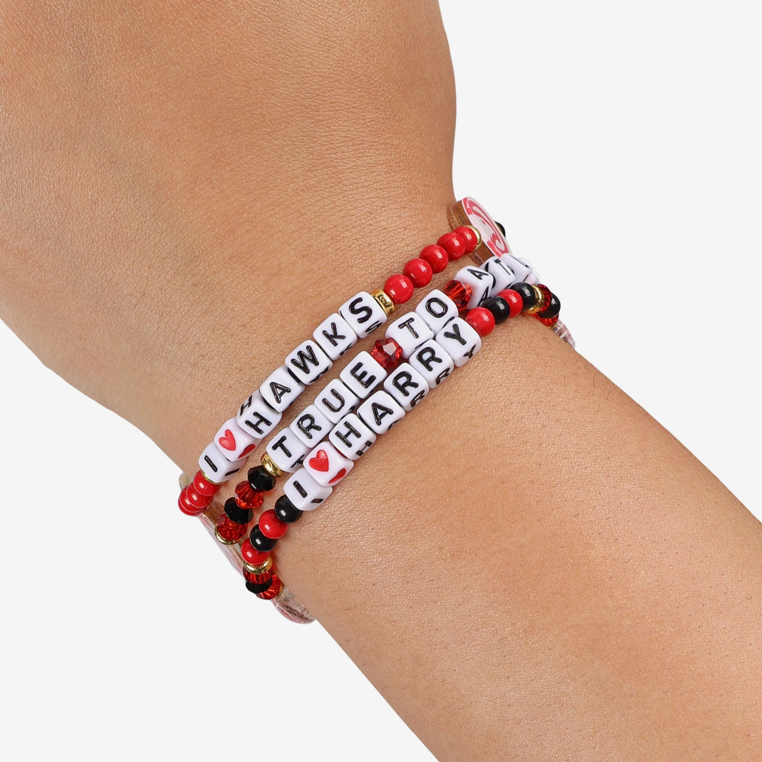 Atlanta Hawks 3 Pack Friendship Bracelet - Image 4