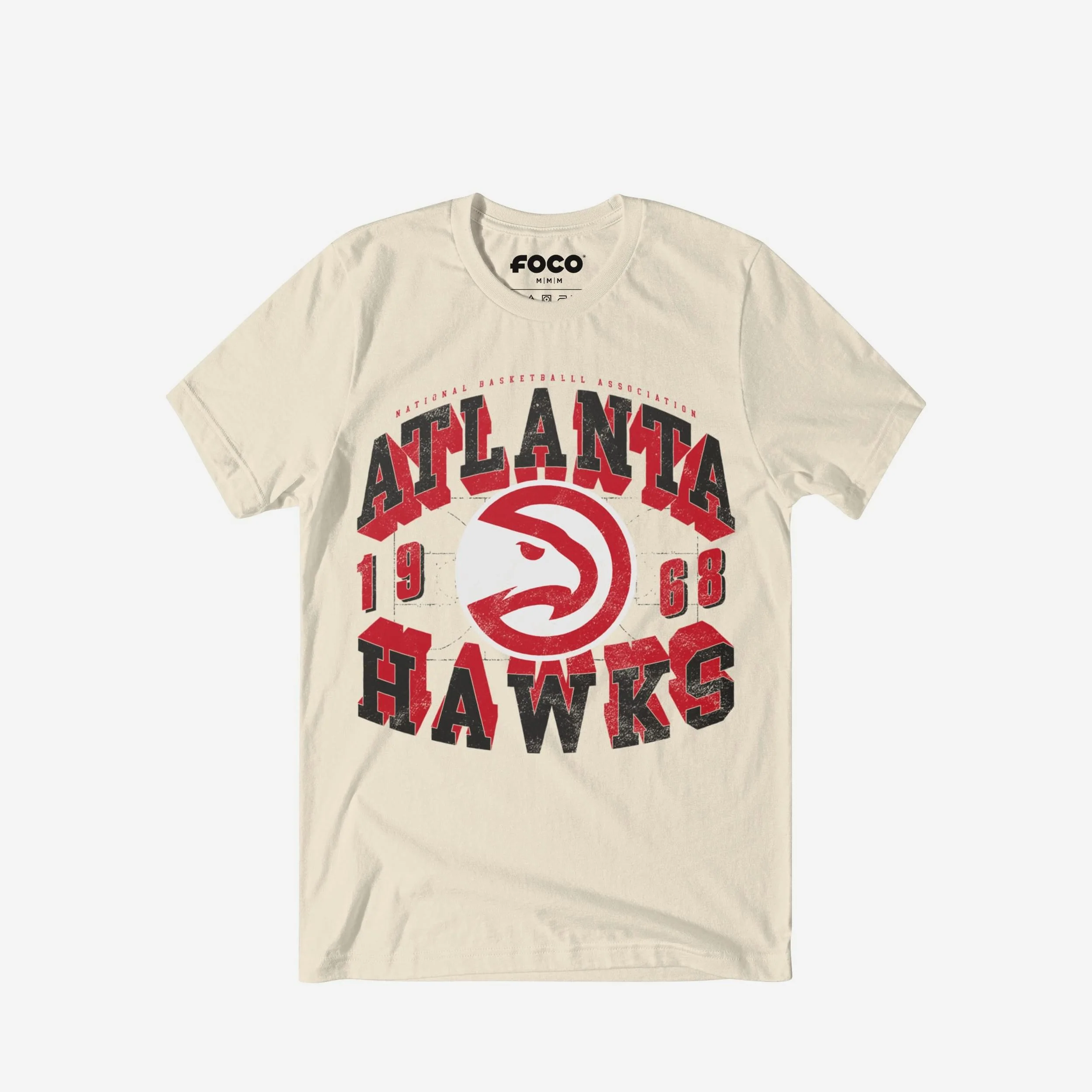 Atlanta Hawks Court Arched Wordmark T-Shirt