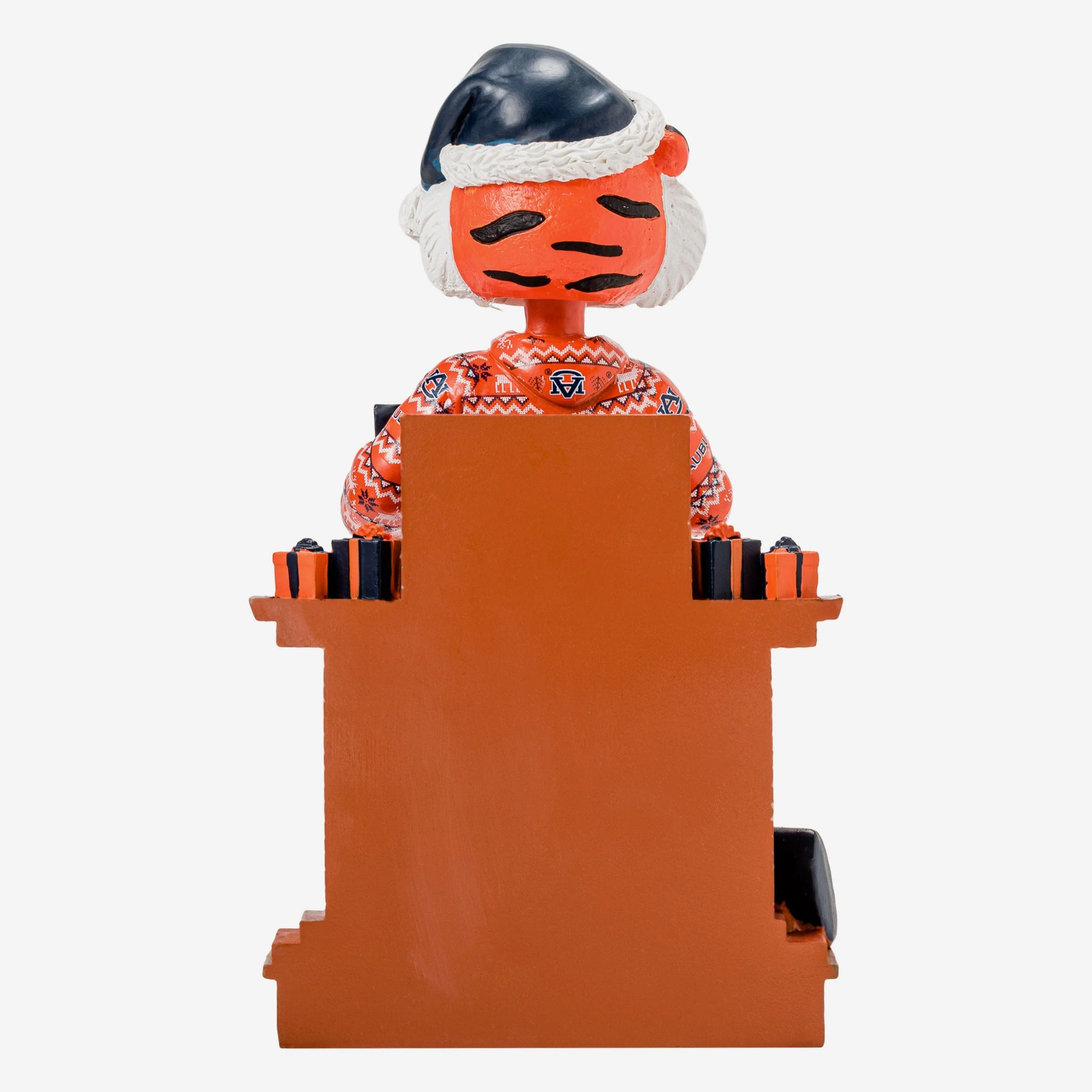 Aubie The Tiger Auburn Tigers Holiday Mascot Bobblehead - Image 5