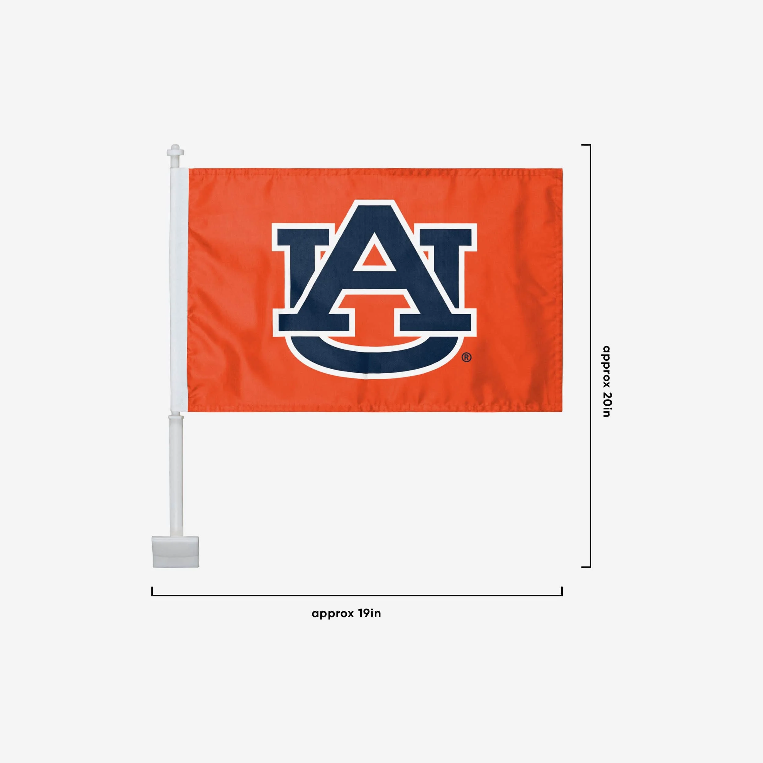 Auburn Tigers 2 Pack Solid Car Flag - Image 3