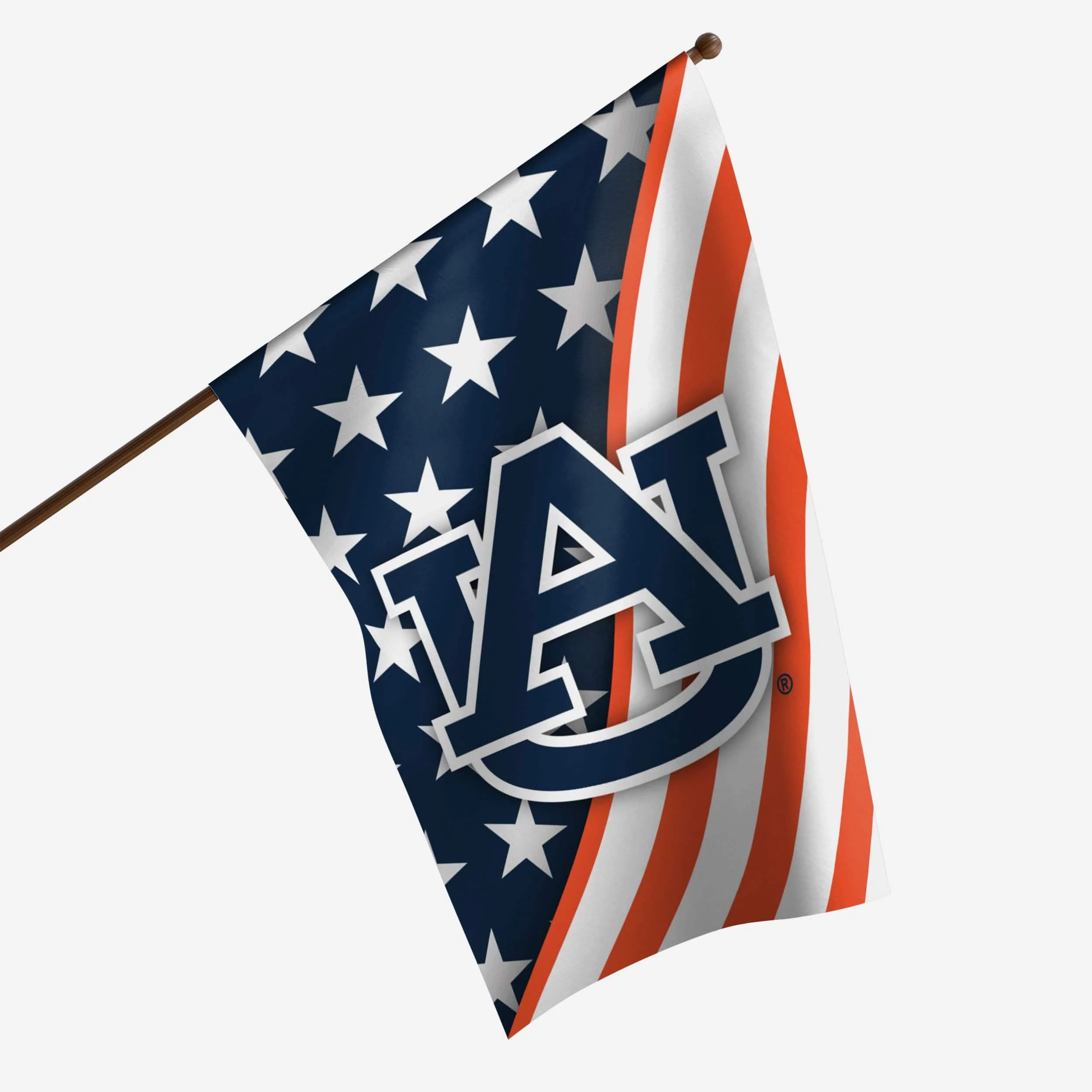 Auburn Tigers Americana Vertical Flag