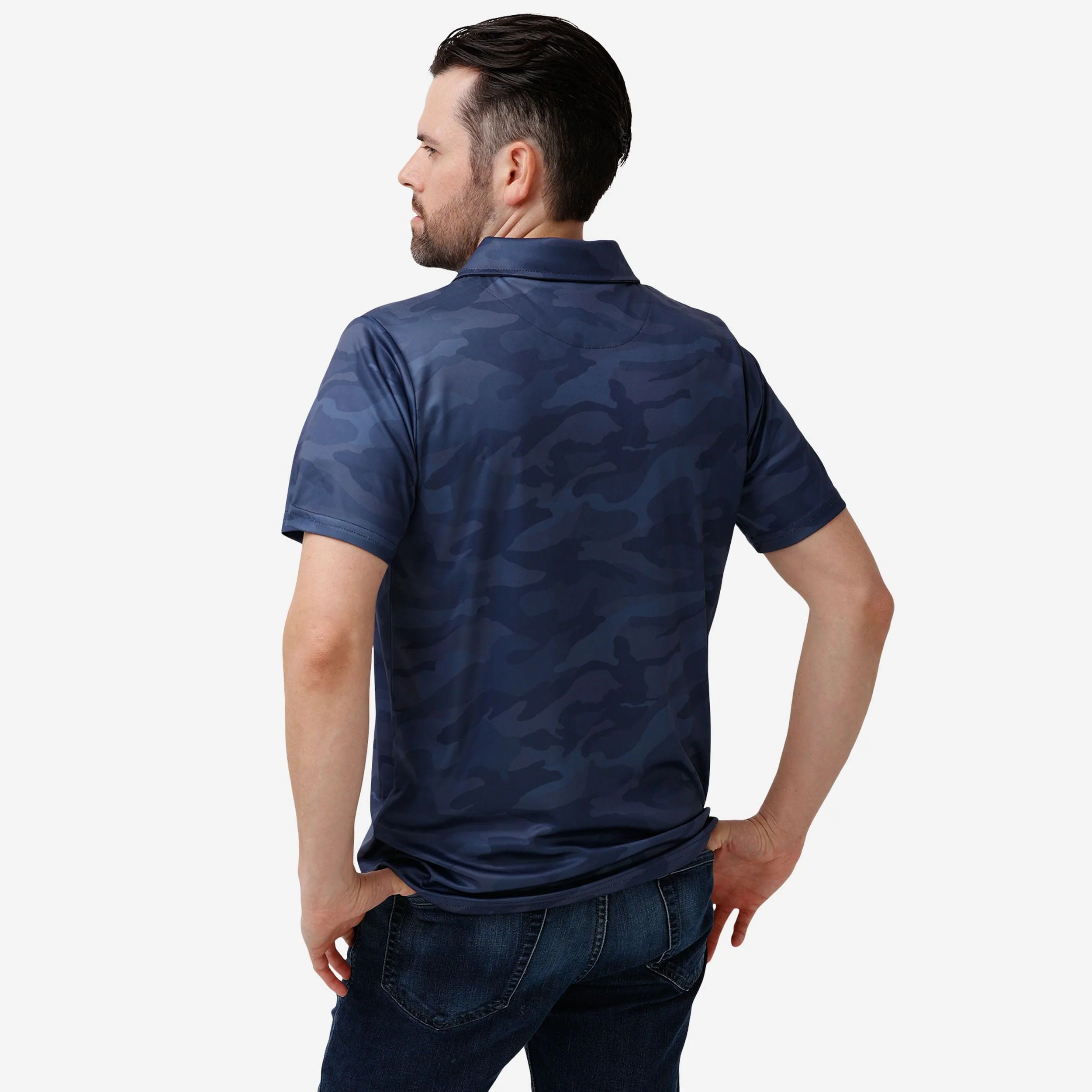 Auburn Tigers Color Camo Polyester Polo - Image 2