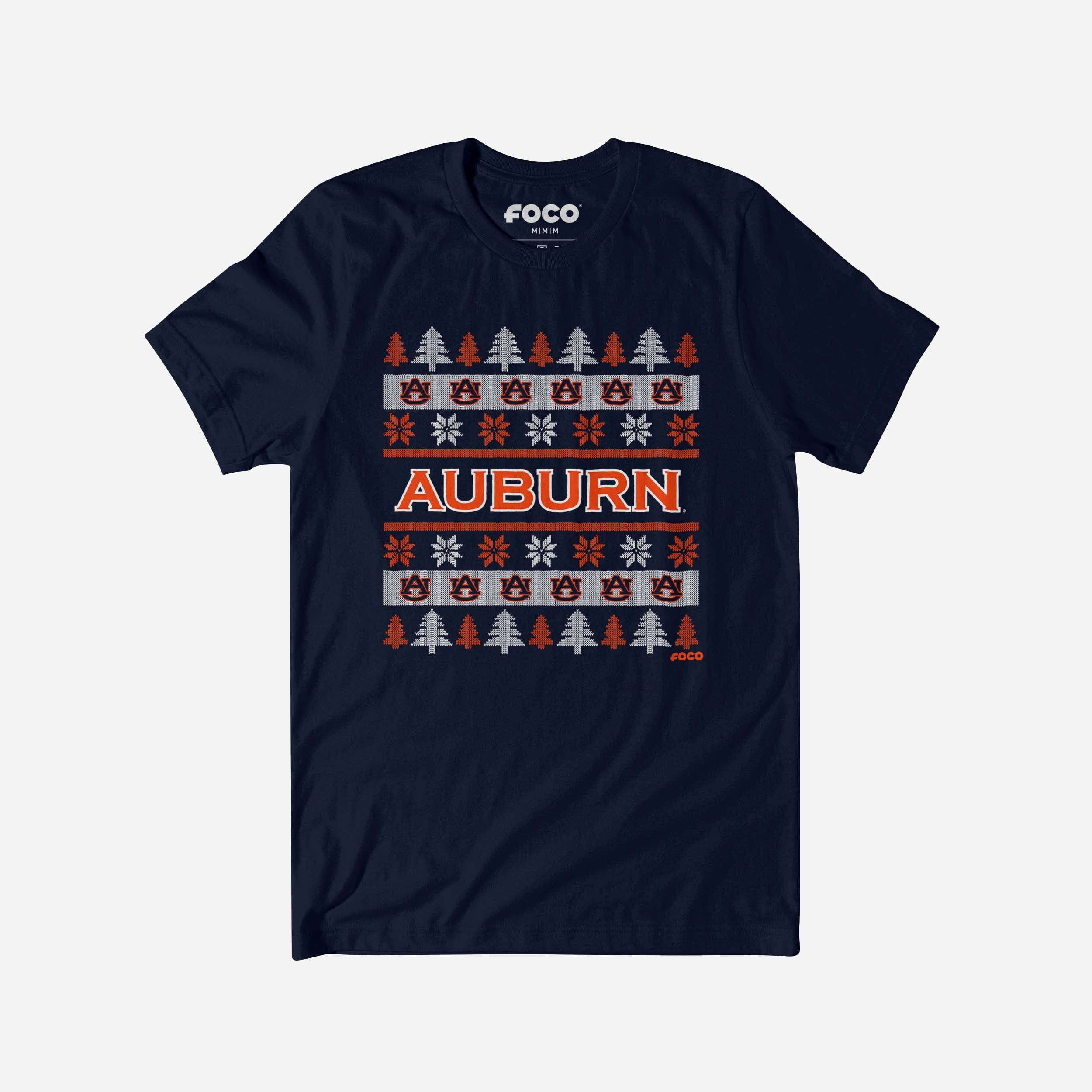 Auburn Tigers Holiday Sweater T-Shirt
