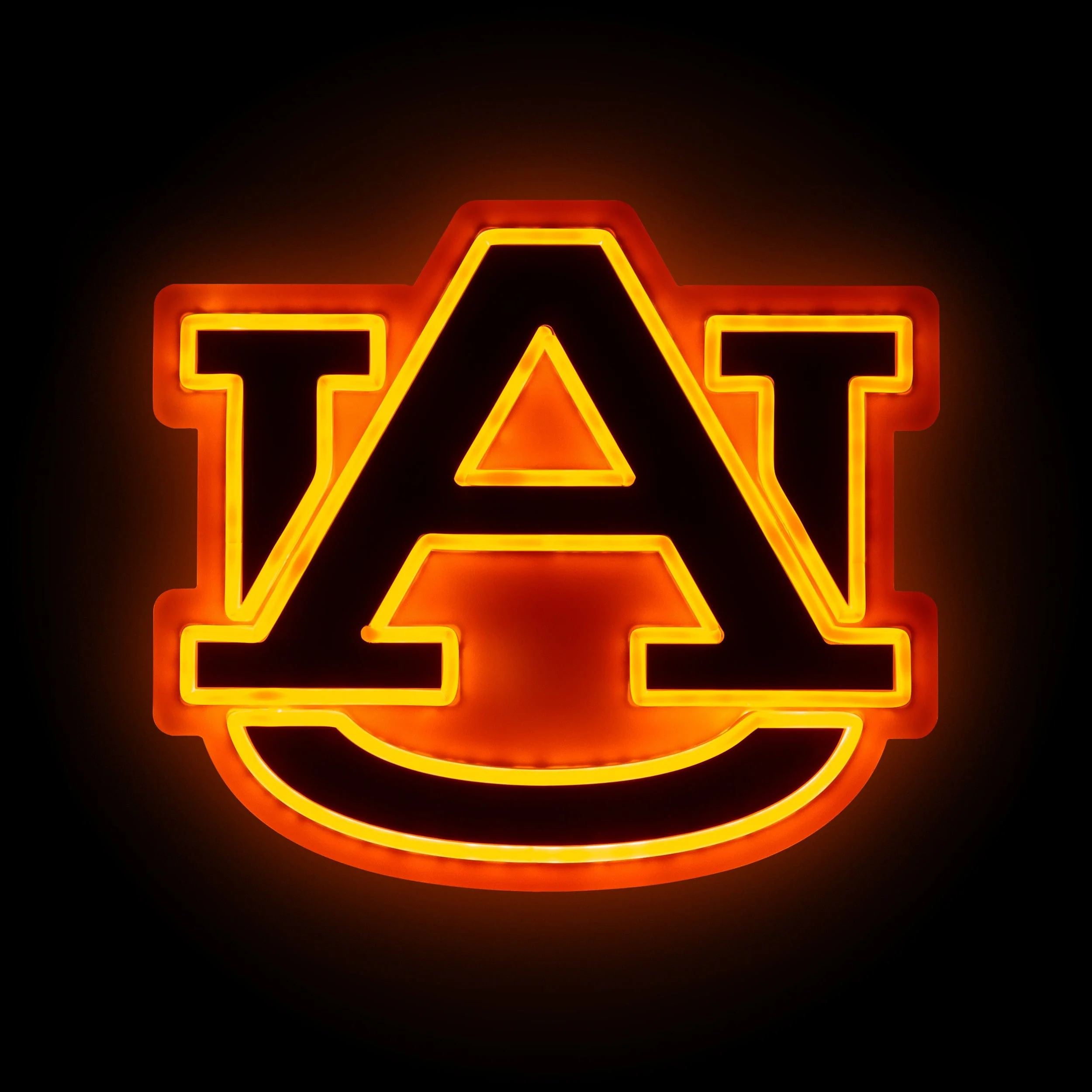 Auburn Tigers LED Neon Light Up Team Logo Sign - Image 2
