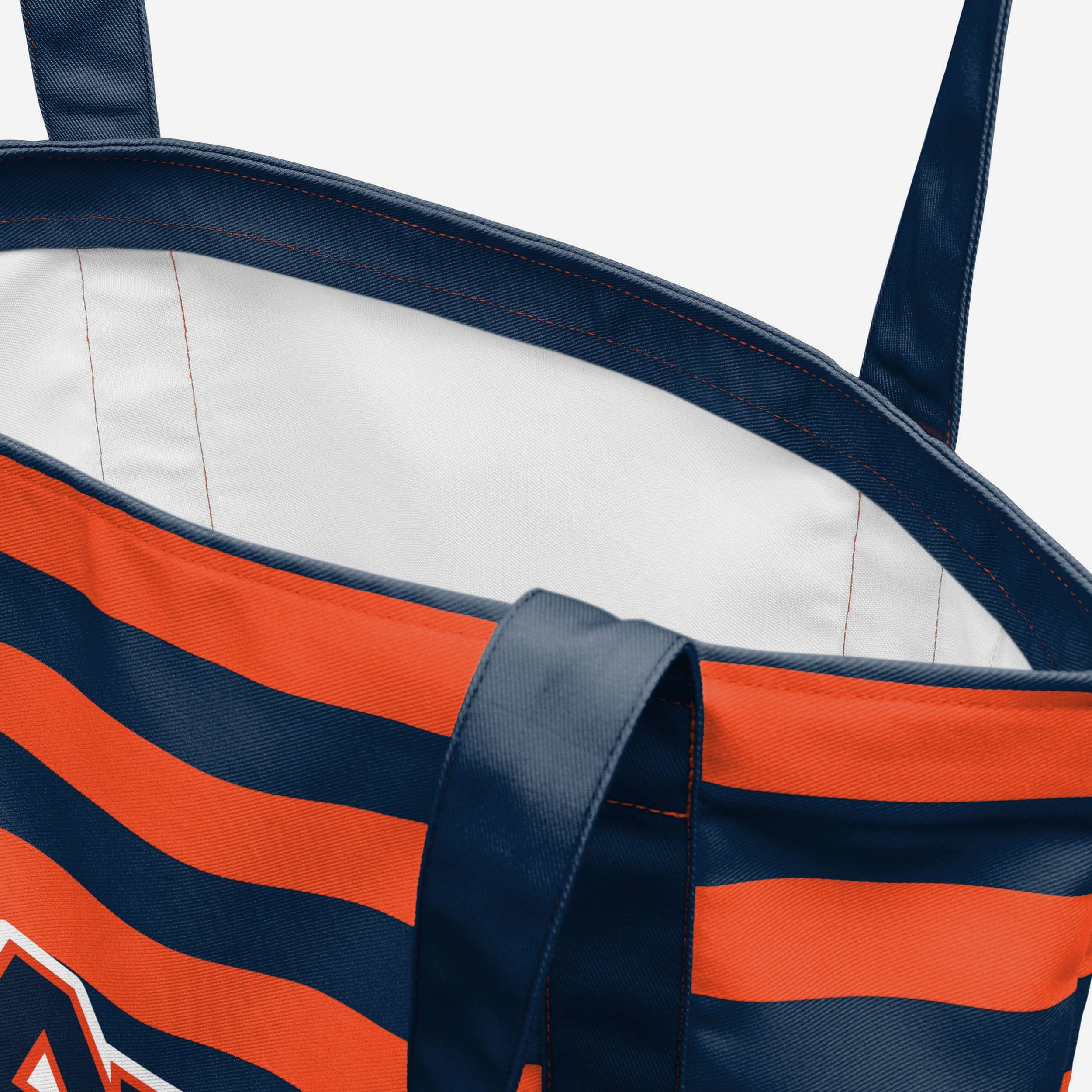 Auburn Tigers Team Stripe Canvas Tote Bag - Image 4
