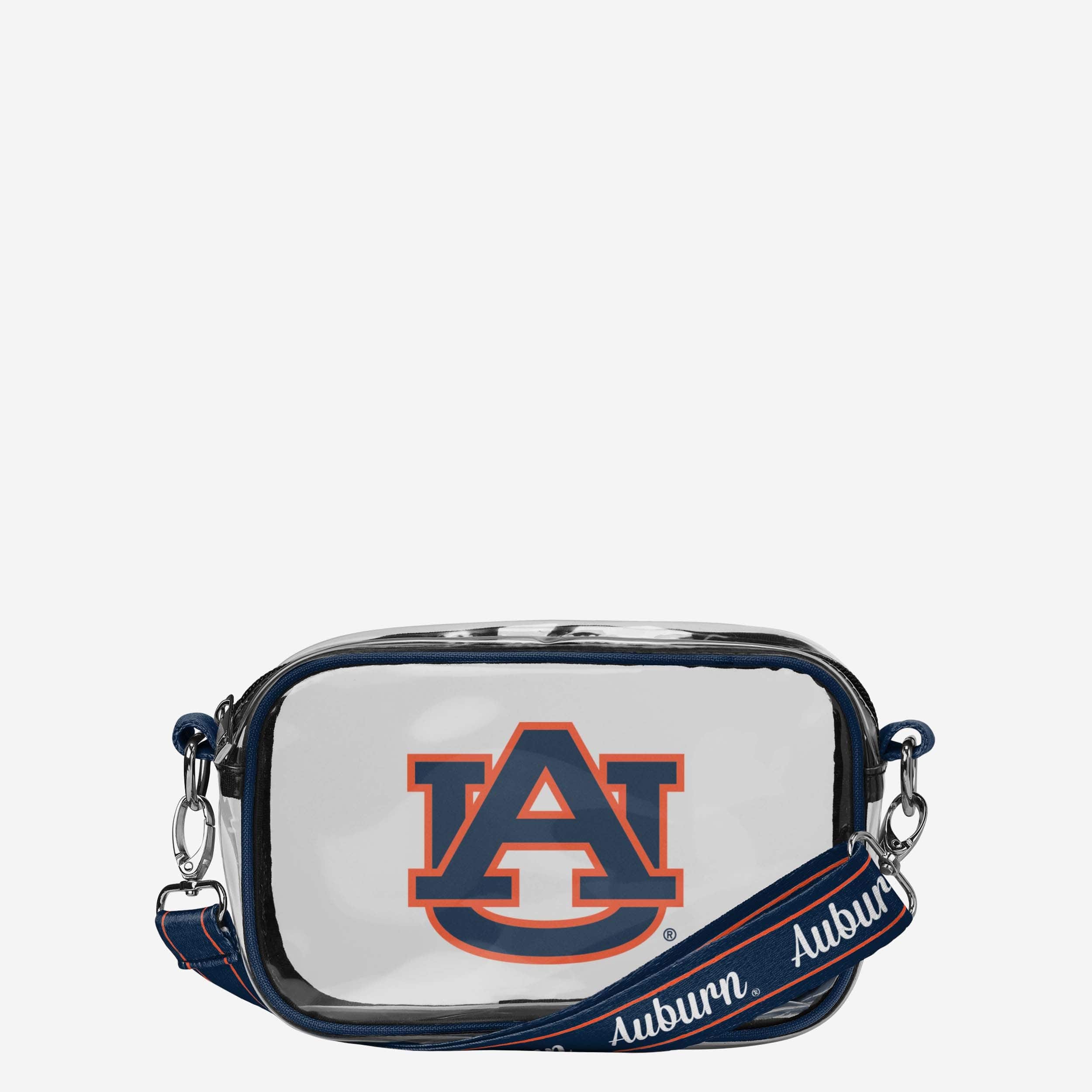 Auburn Tigers Team Stripe Clear Crossbody Bag