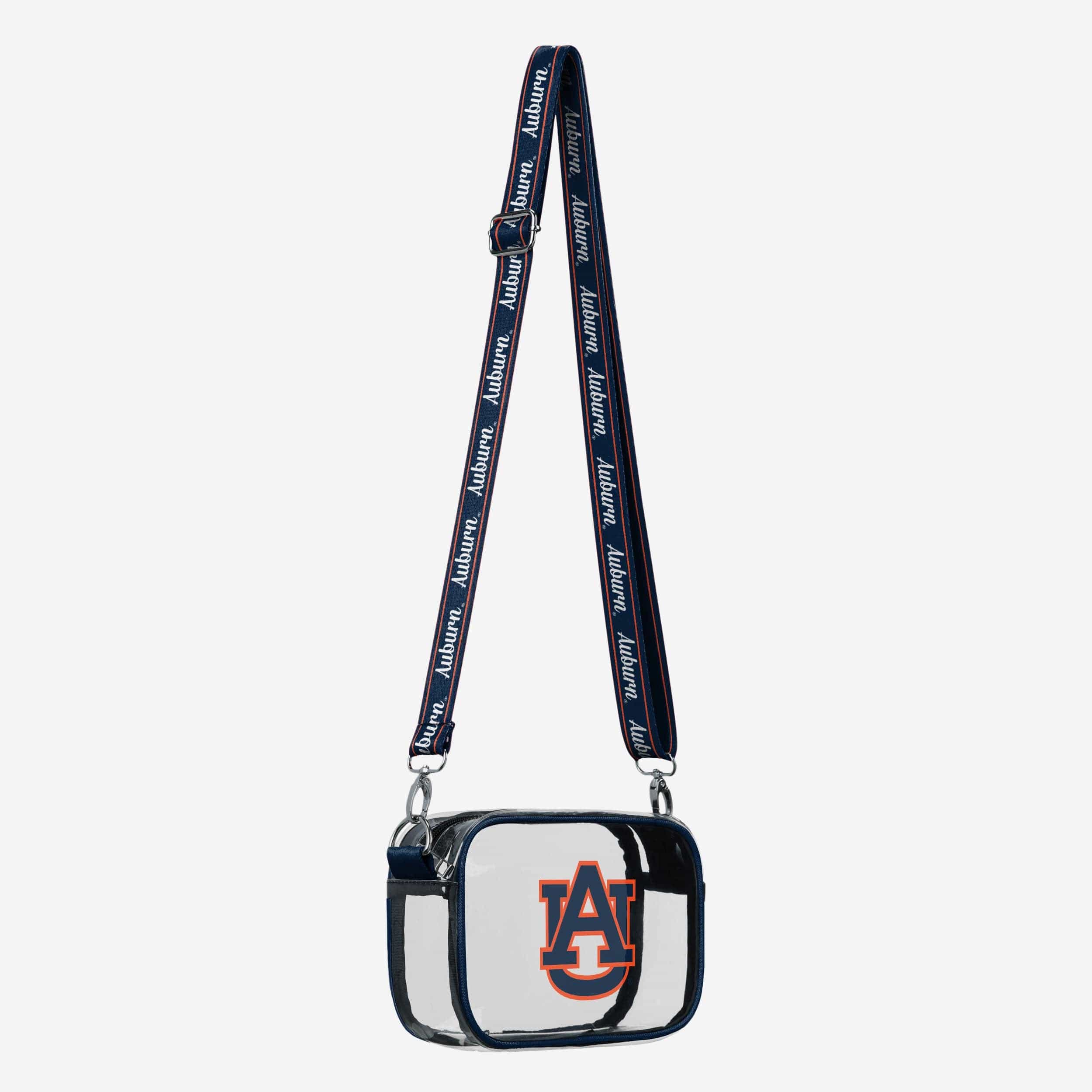 Auburn Tigers Team Stripe Clear Crossbody Bag - Image 2