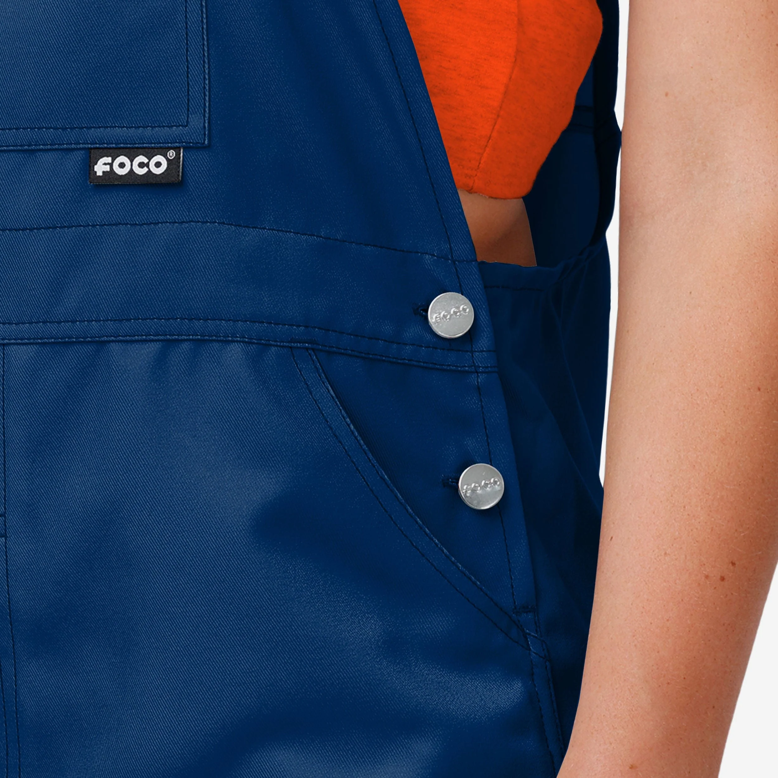 Auburn Tigers Womens Big Logo Bib Overalls - Image 5