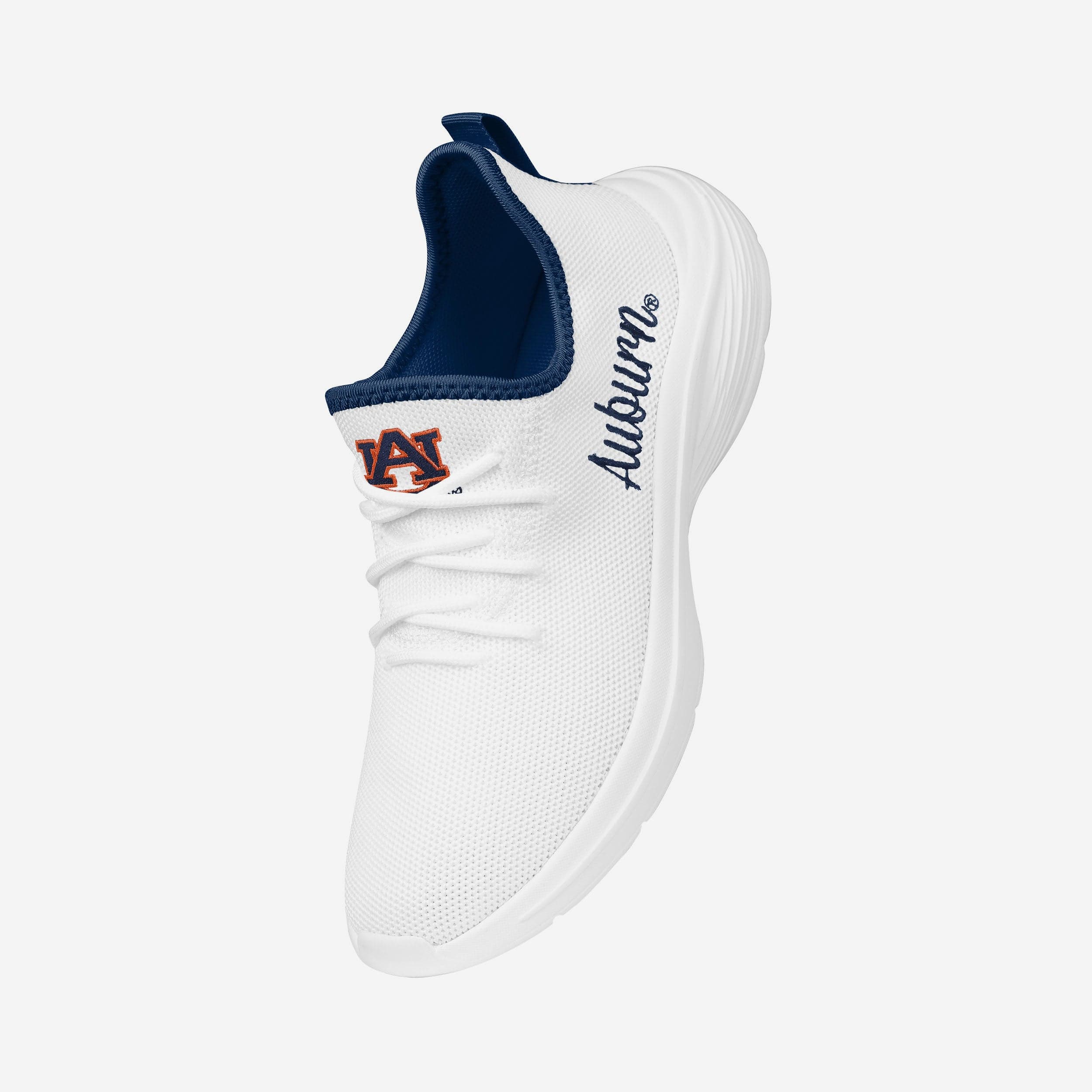 Auburn Tigers Womens Midsole White Sneaker - Image 2