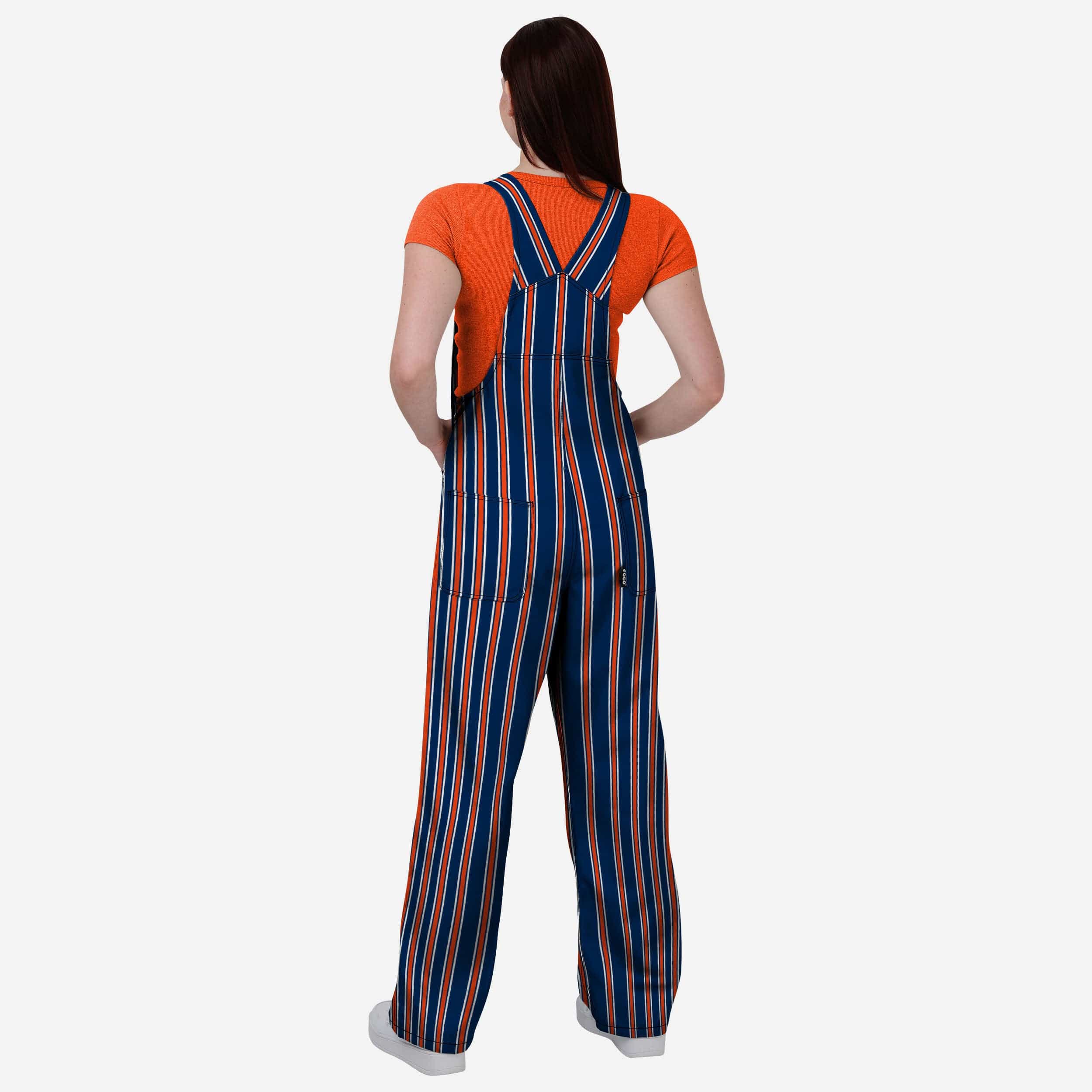 Auburn Tigers Womens Sideline Spirit Bib Overalls - Image 2