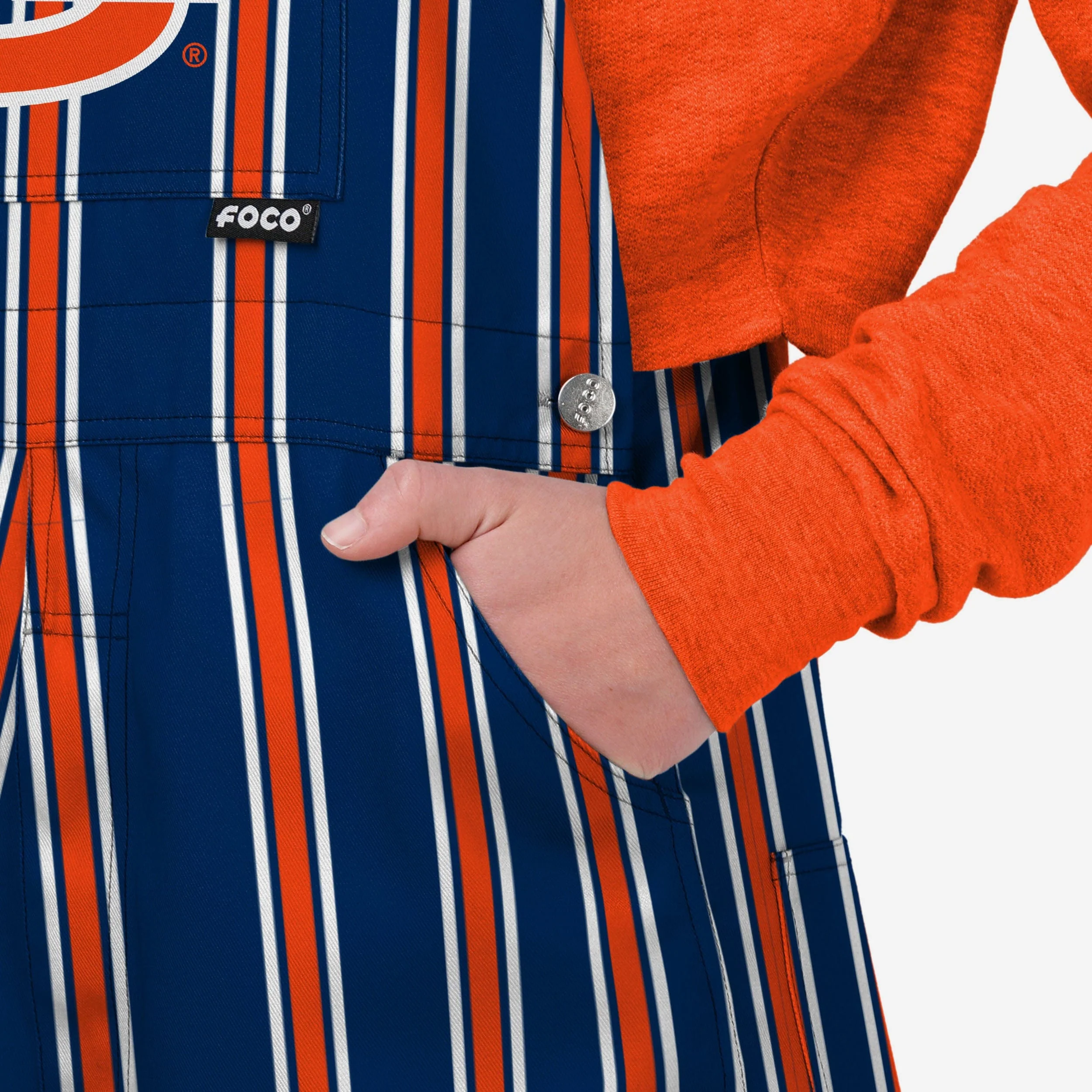 Auburn Tigers Womens Sideline Spirit Bib Overalls - Image 5