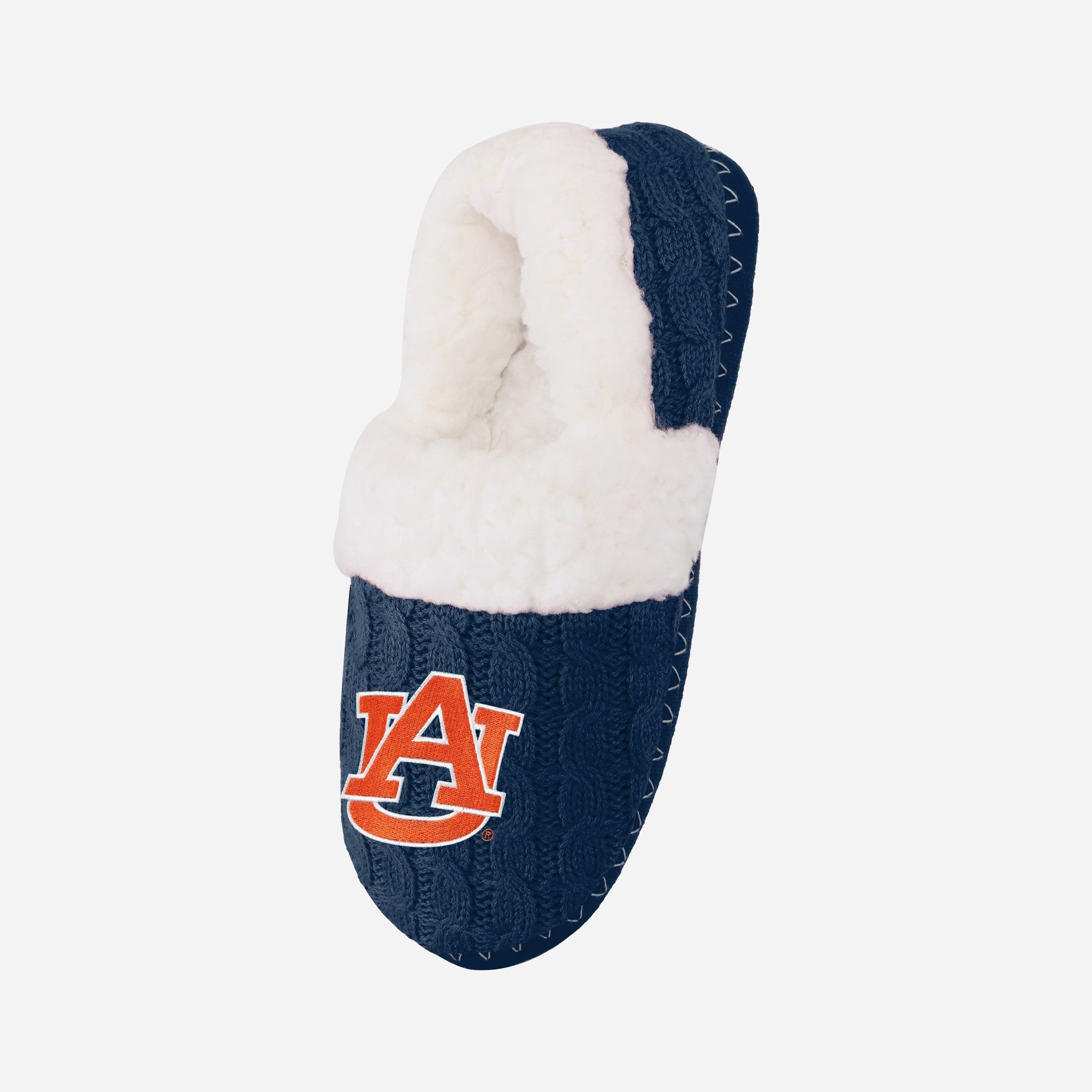 Auburn Tigers Womens Team Color Moccasin Slipper - Image 3