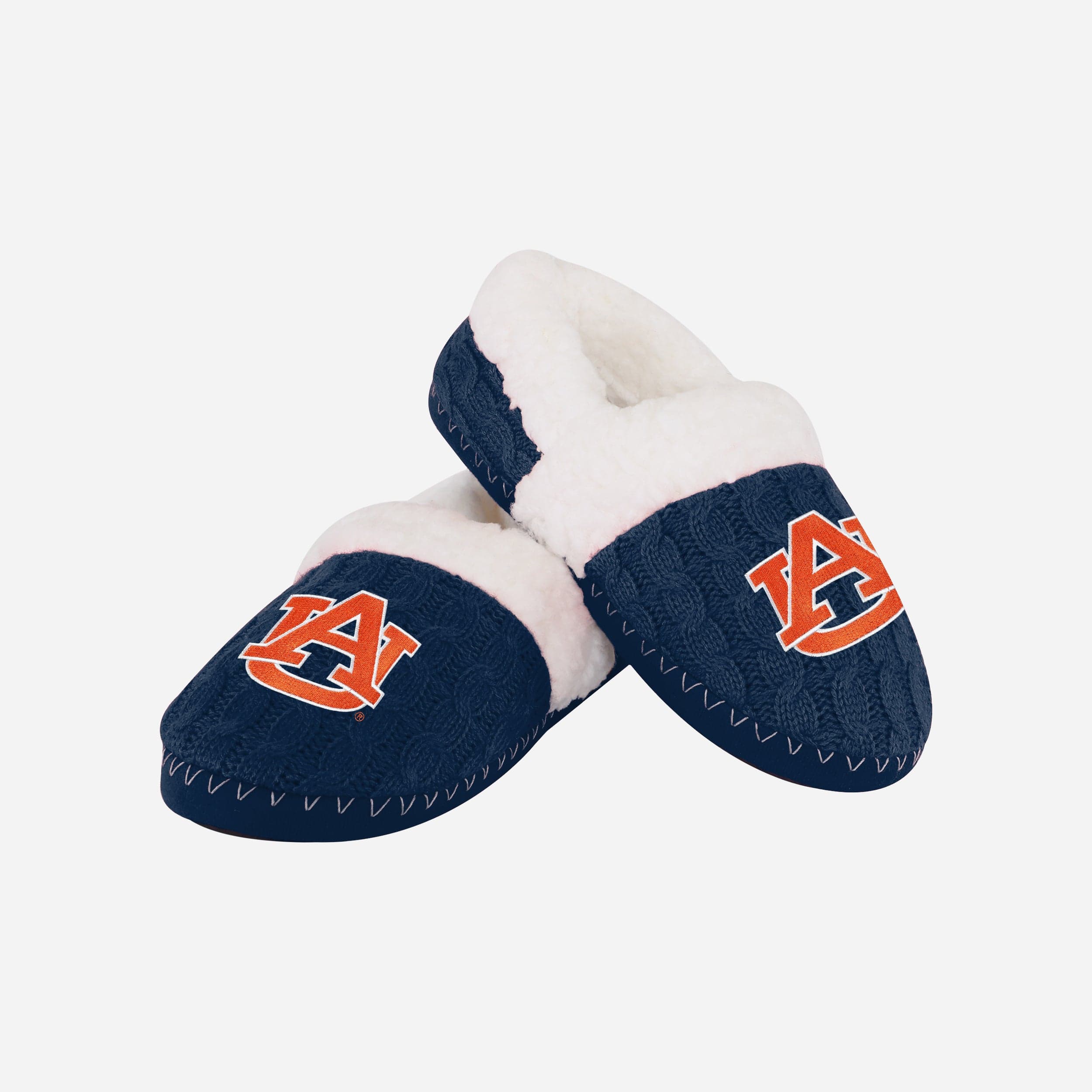 Auburn Tigers Womens Team Color Moccasin Slipper - Image 4