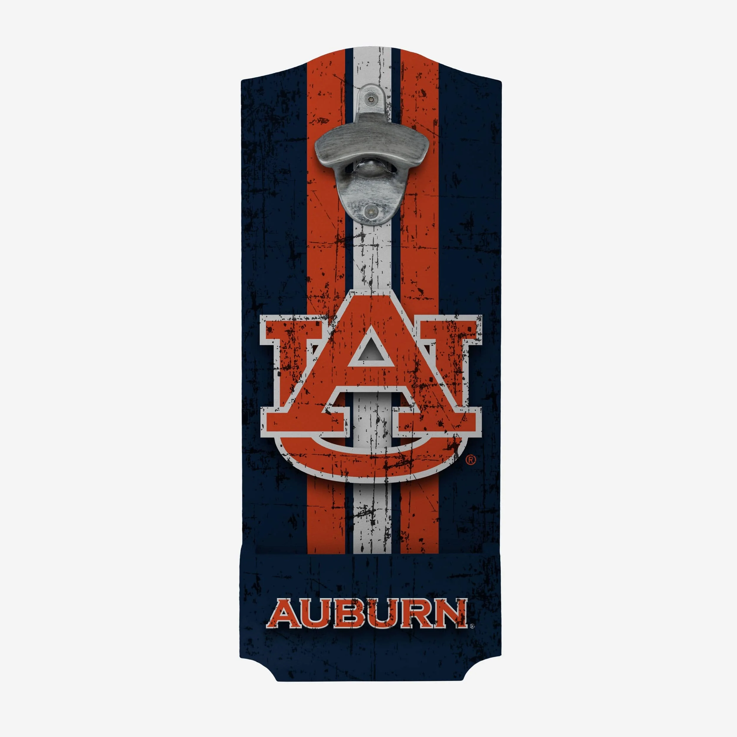 Auburn Tigers Wooden Bottle Cap Opener Sign - Image 2