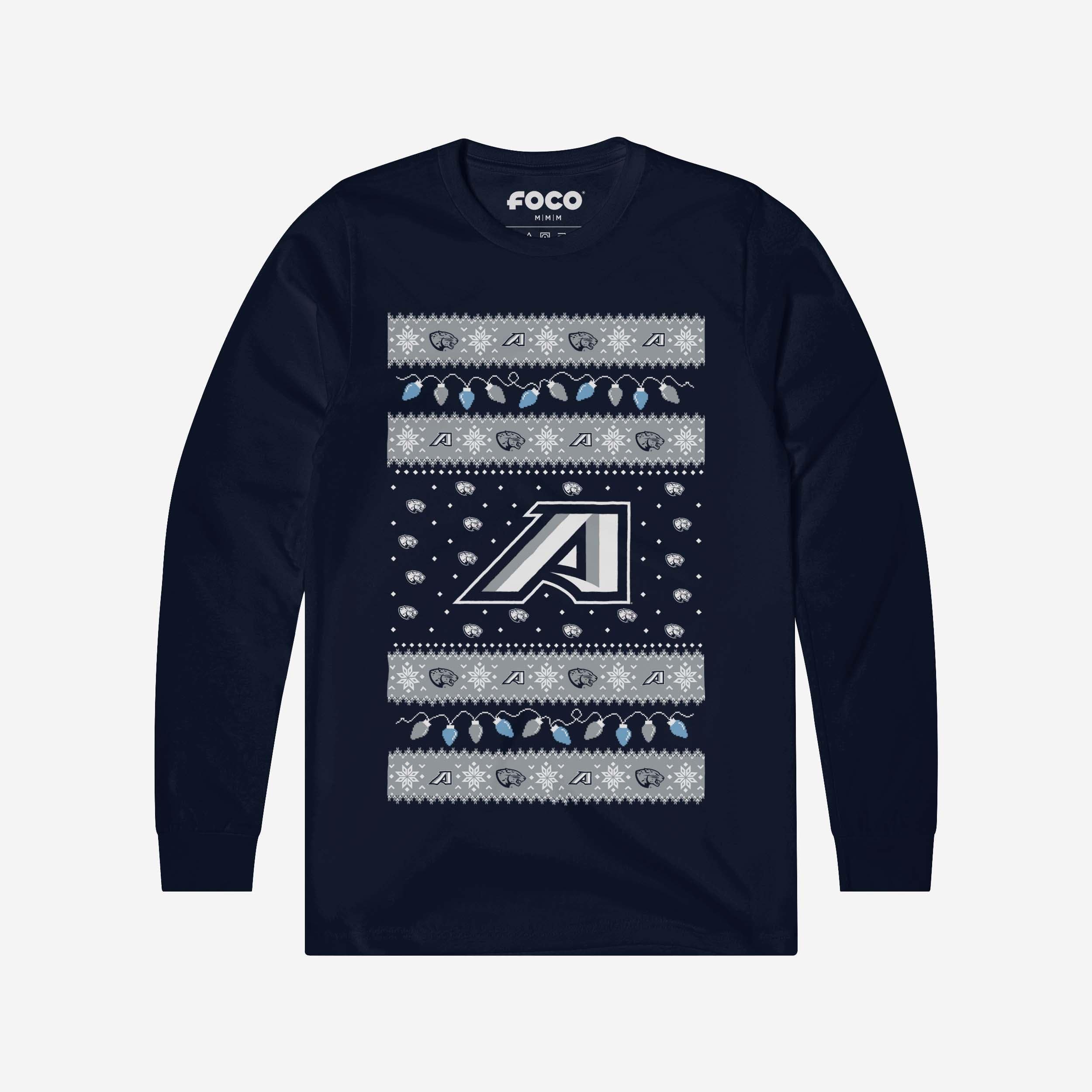 Augusta Jaguars Holiday Lights Sweater Long Sleeve T-Shirt