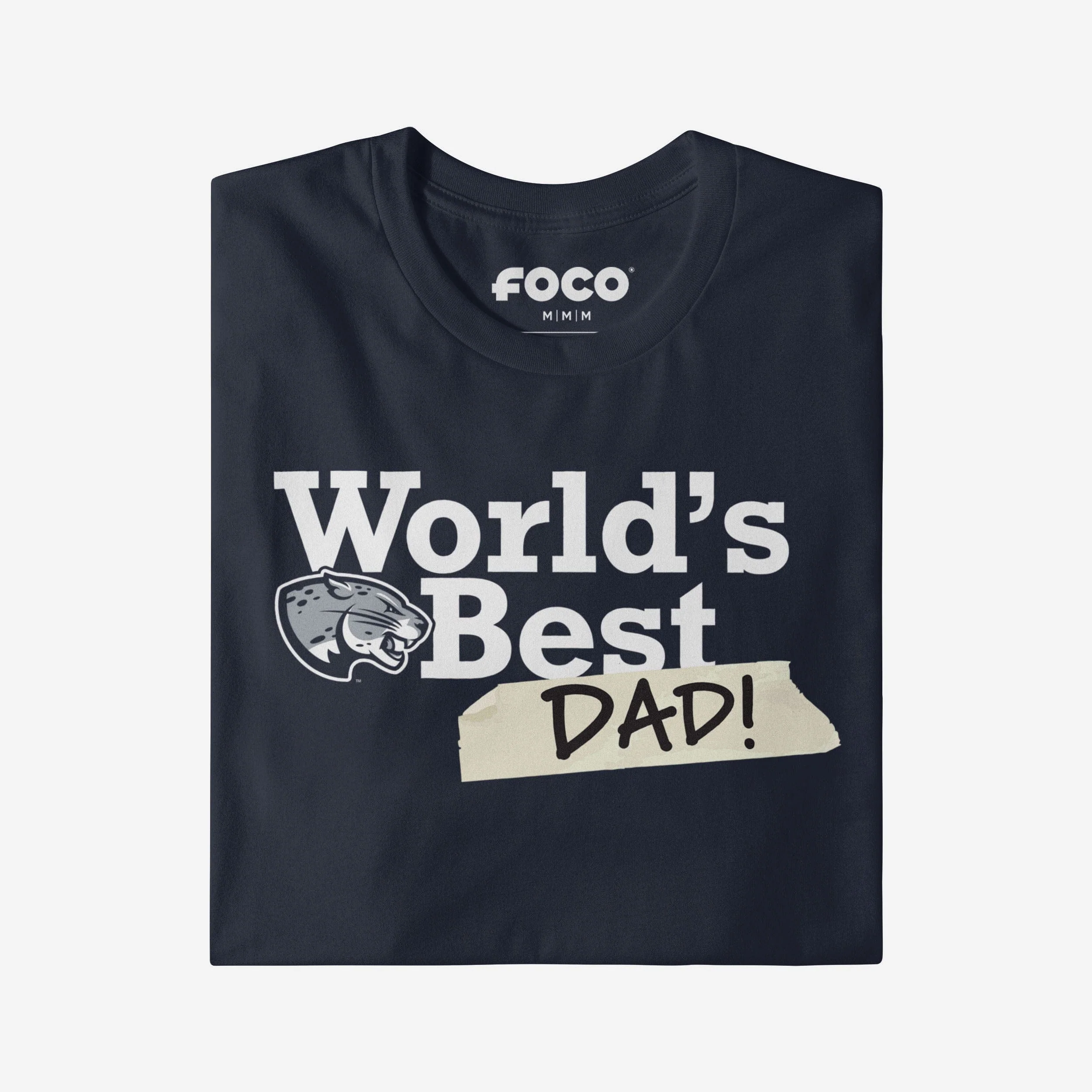 Augusta Jaguars World's Best Dad T-Shirt - Image 3