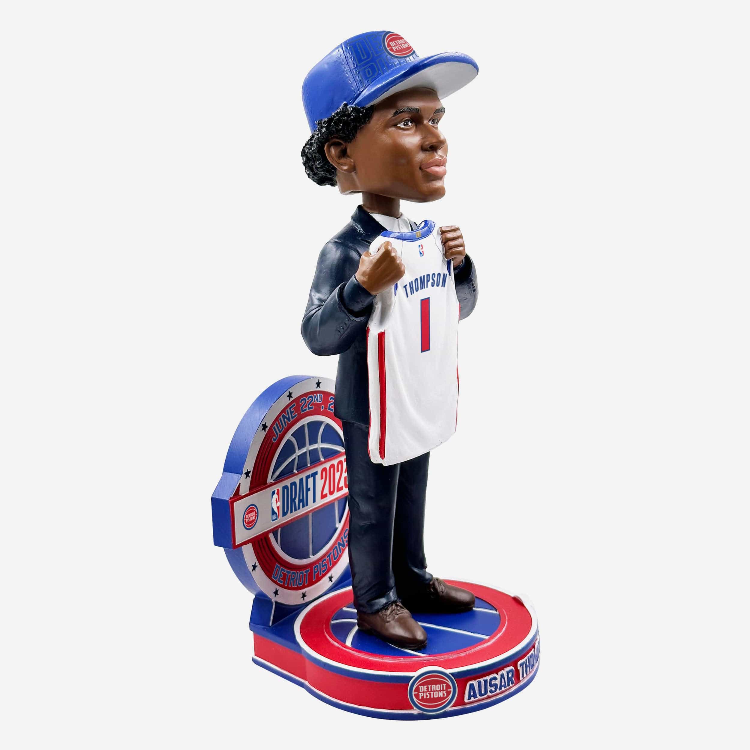Ausar Thompson Detroit Pistons 2023 Draft Pick Bobblehead - Image 4