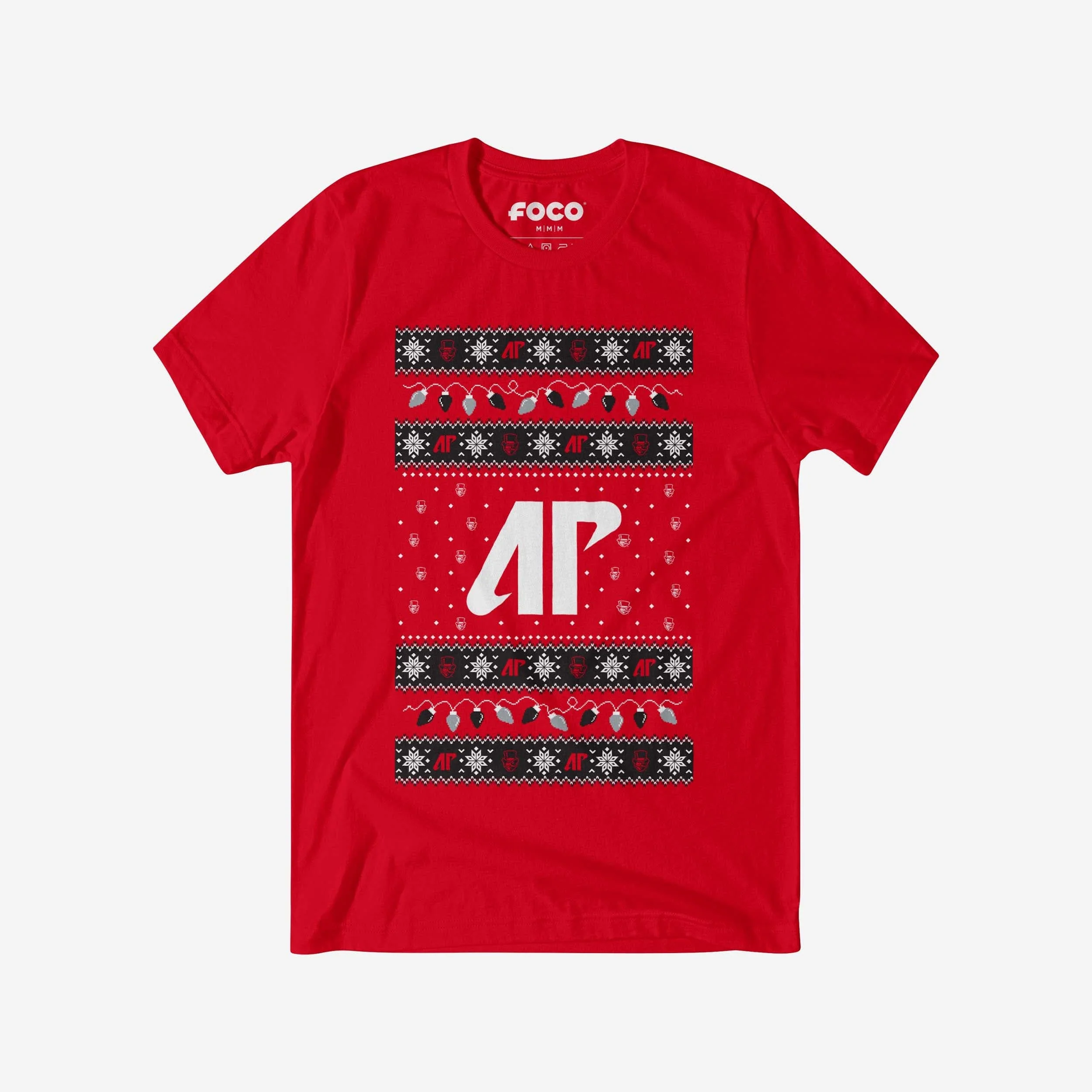 Austin Peay Governors Holiday Lights Sweater T-Shirt