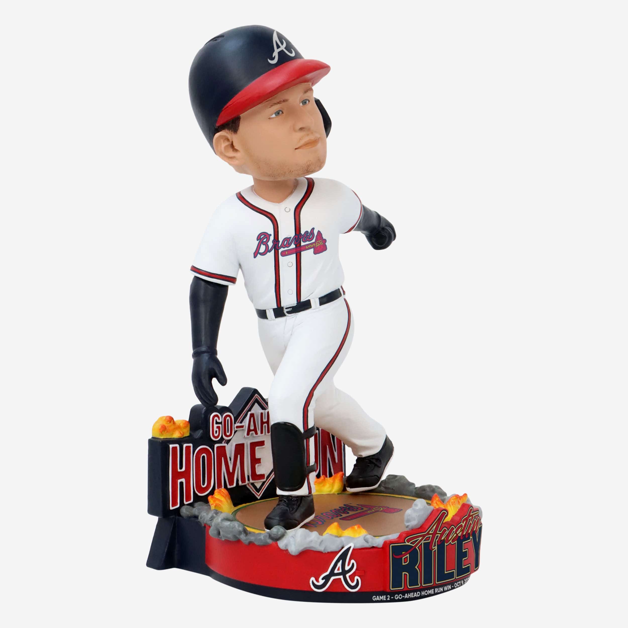 Austin Riley Atlanta Braves 2023 NLDS One-Handed Home Run Bobblehead - Image 4