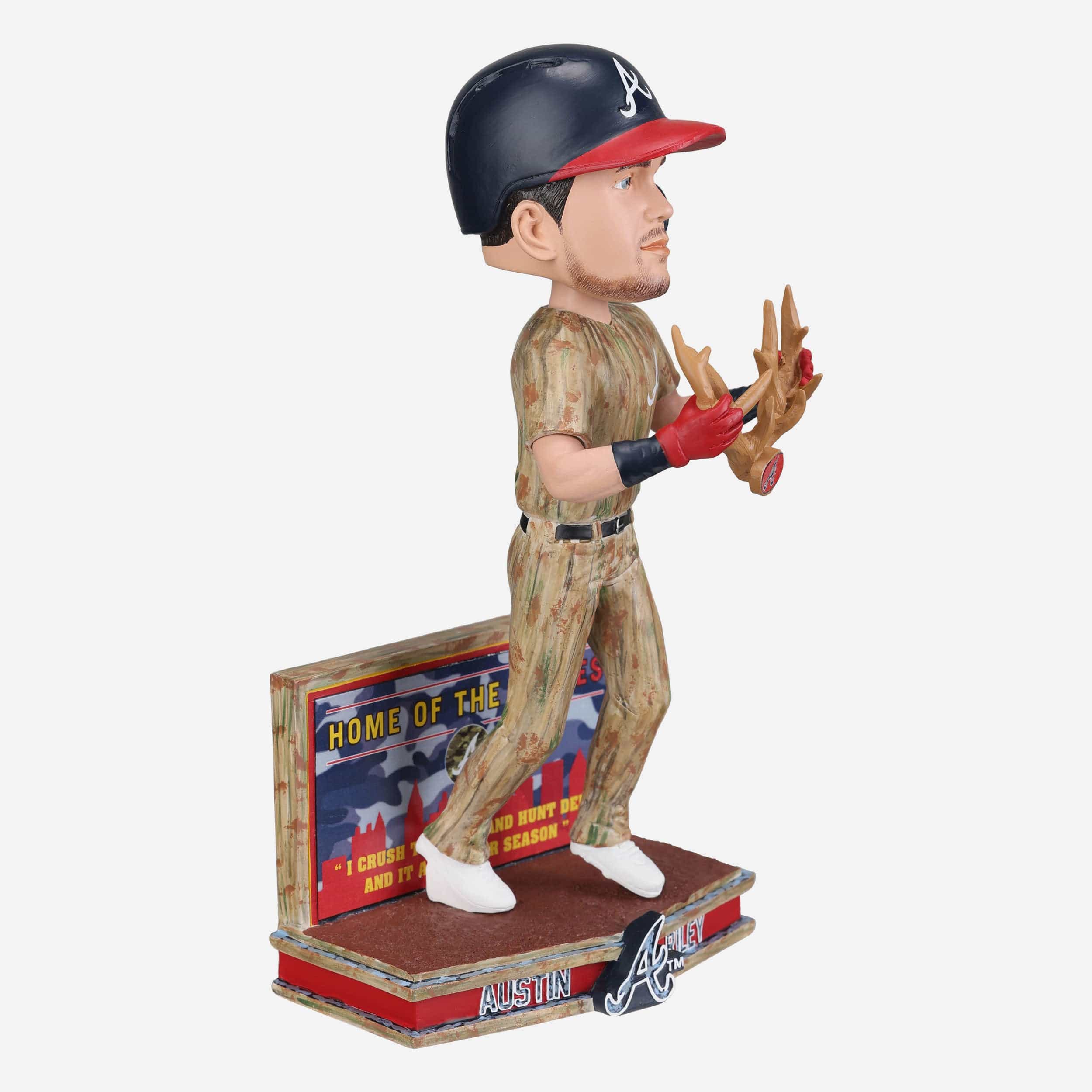 Austin Riley Atlanta Braves Camo Bobblehead - Image 4