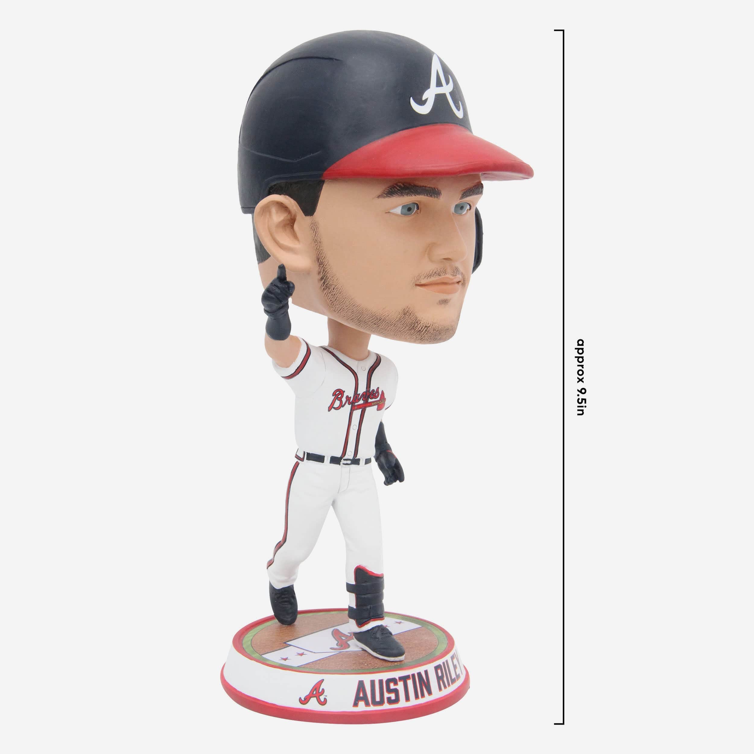 Austin Riley Atlanta Braves Field Stripe Bighead Bobblehead - Image 4