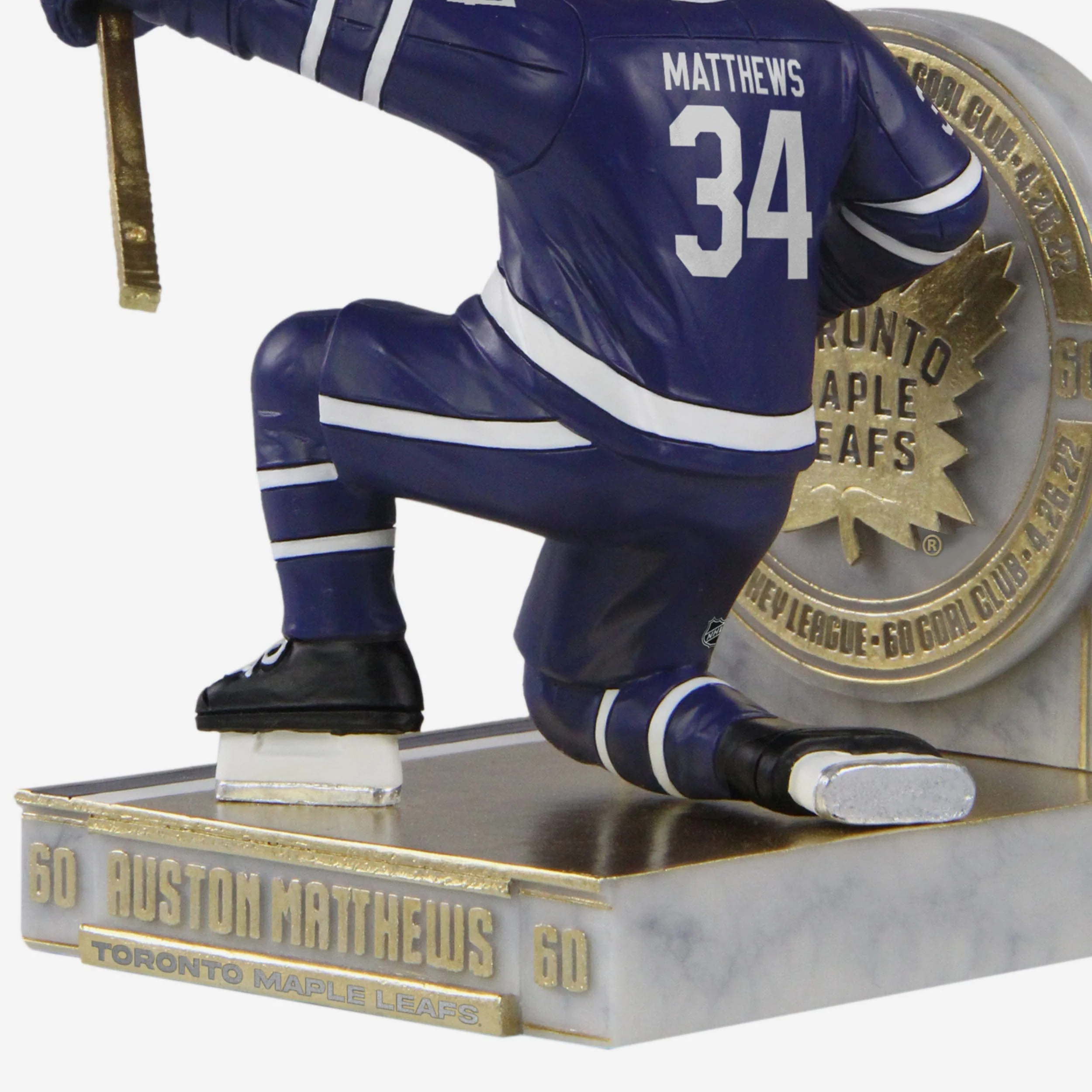 Auston Matthews Toronto Maple Leafs 60 Goal Bobblehead - Image 3