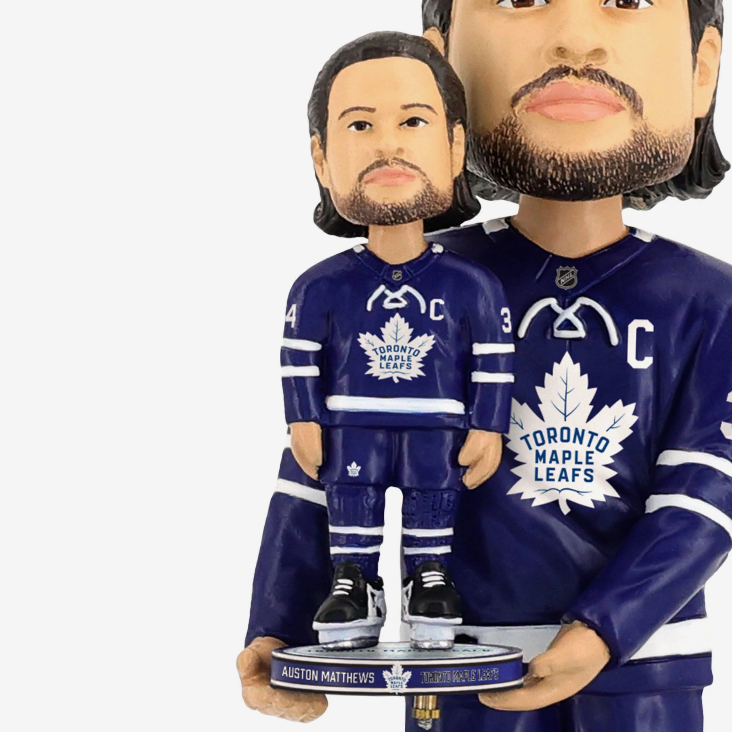 Auston Matthews Toronto Maple Leafs Bobble Dubblz Bobblehead - Image 4