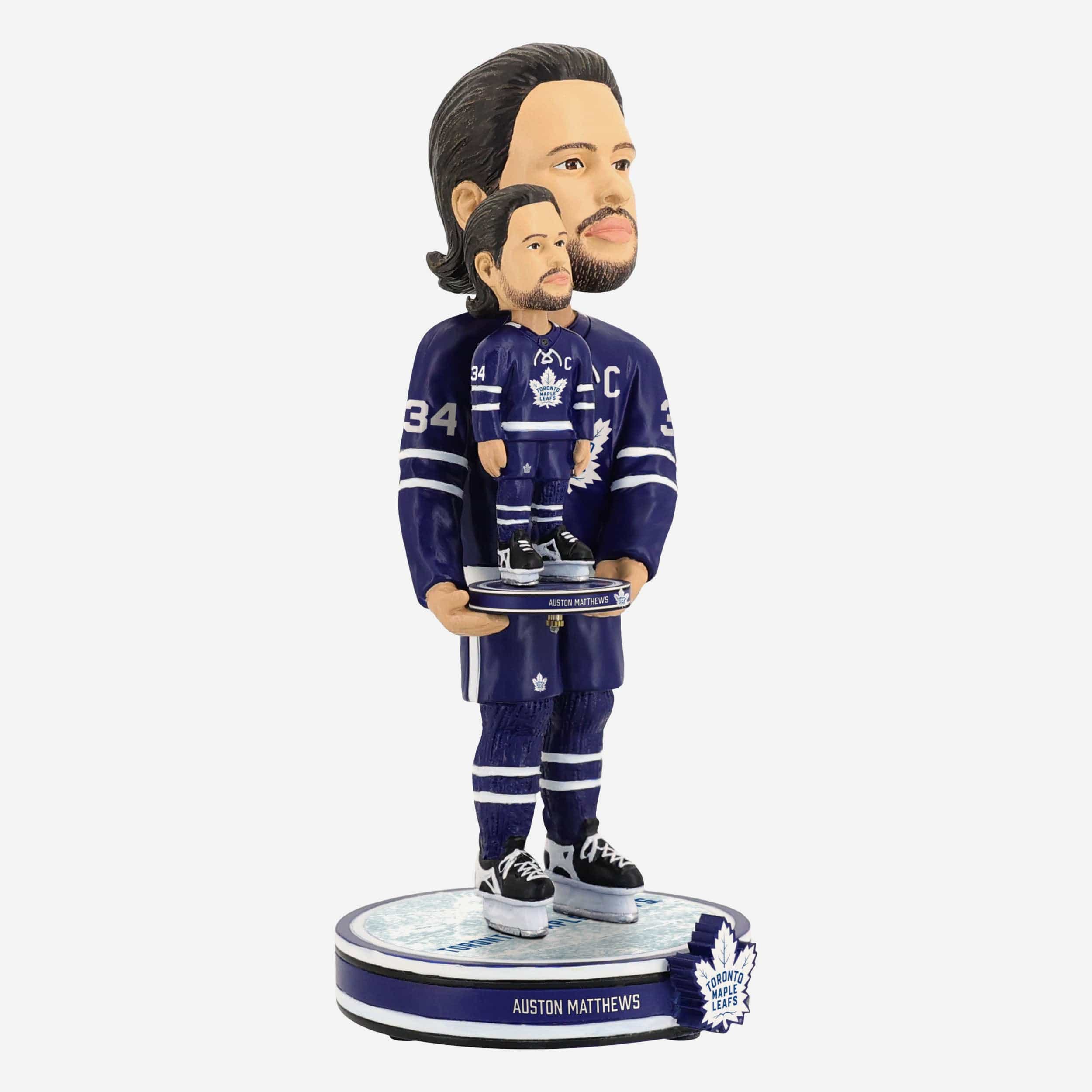 Auston Matthews Toronto Maple Leafs Bobble Dubblz Bobblehead - Image 5