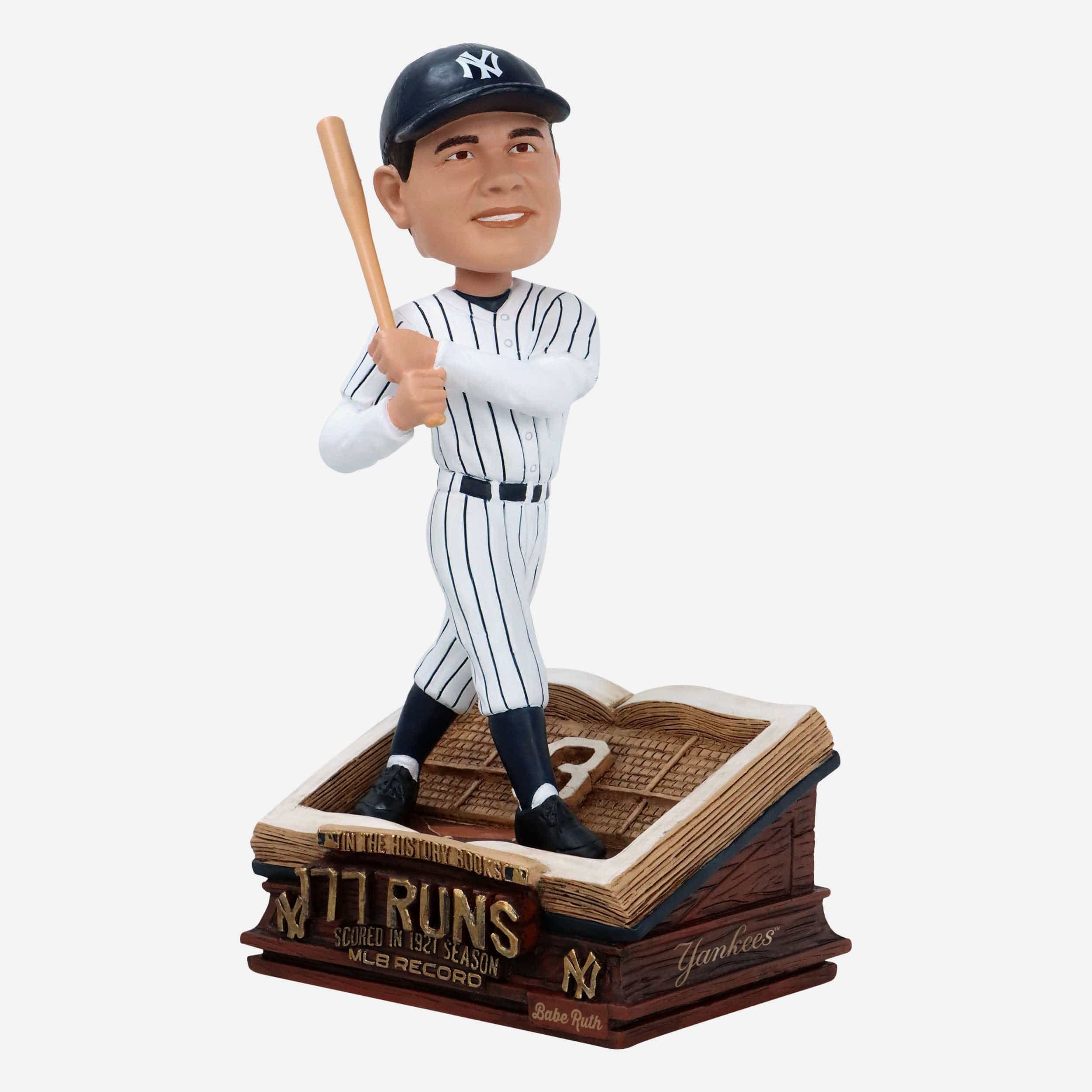 Babe Ruth New York Yankees Modern Era Single-Season Runs Record Book Bobblehead - Image 4