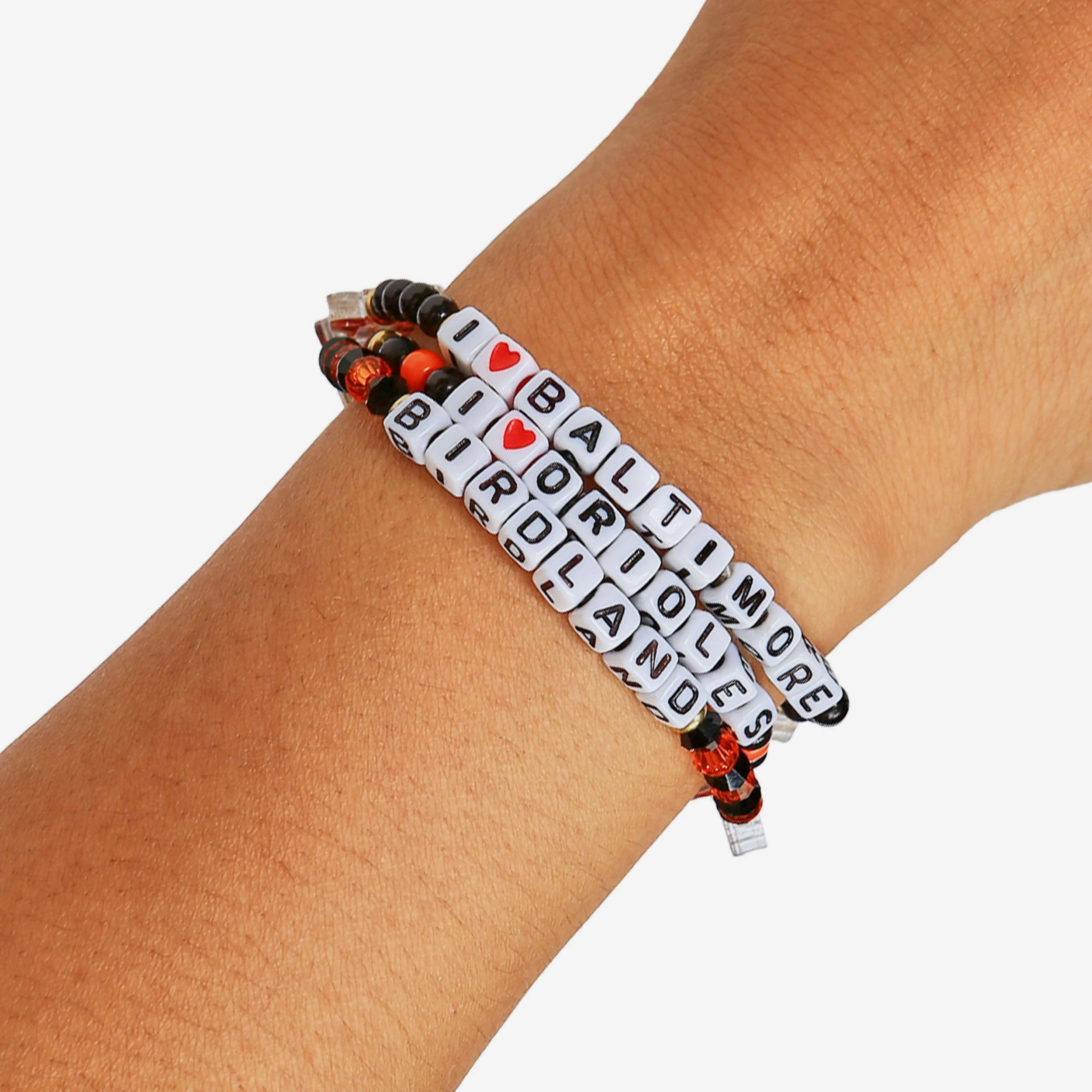 Baltimore Orioles 3 Pack Friendship Bracelet - Image 4