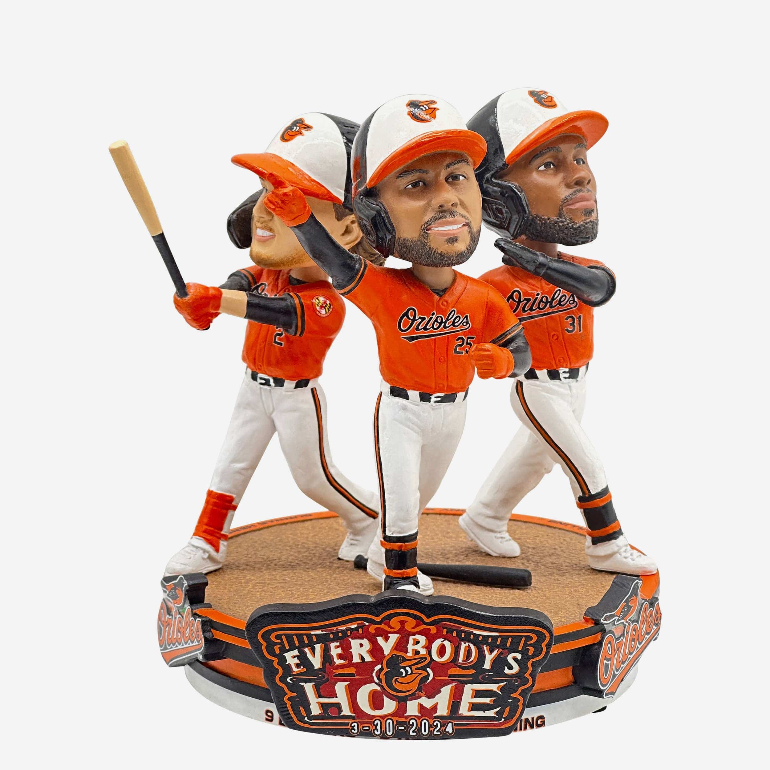 Baltimore Orioles Everybody Home Mini Bobblehead Scene