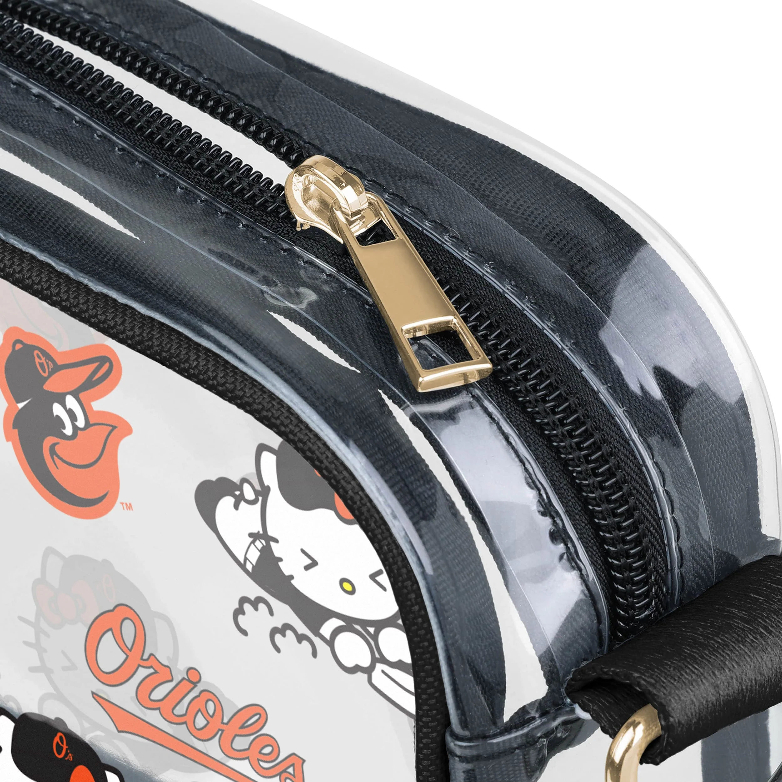 Baltimore Orioles Hello Kitty® Clear Crossbody Bag - Image 4