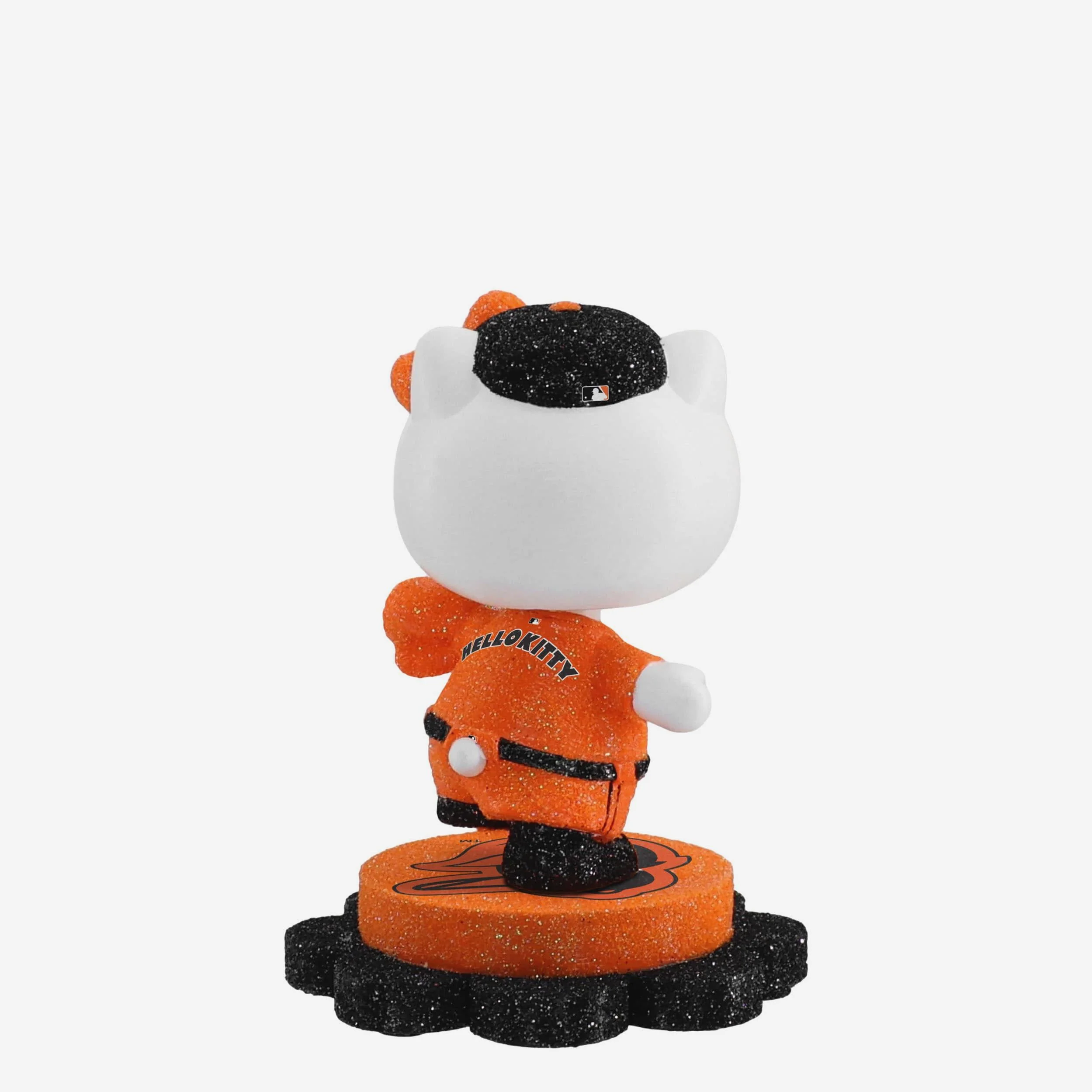 Baltimore Orioles Hello Kitty® Glitter Mini Bobblehead - Image 5