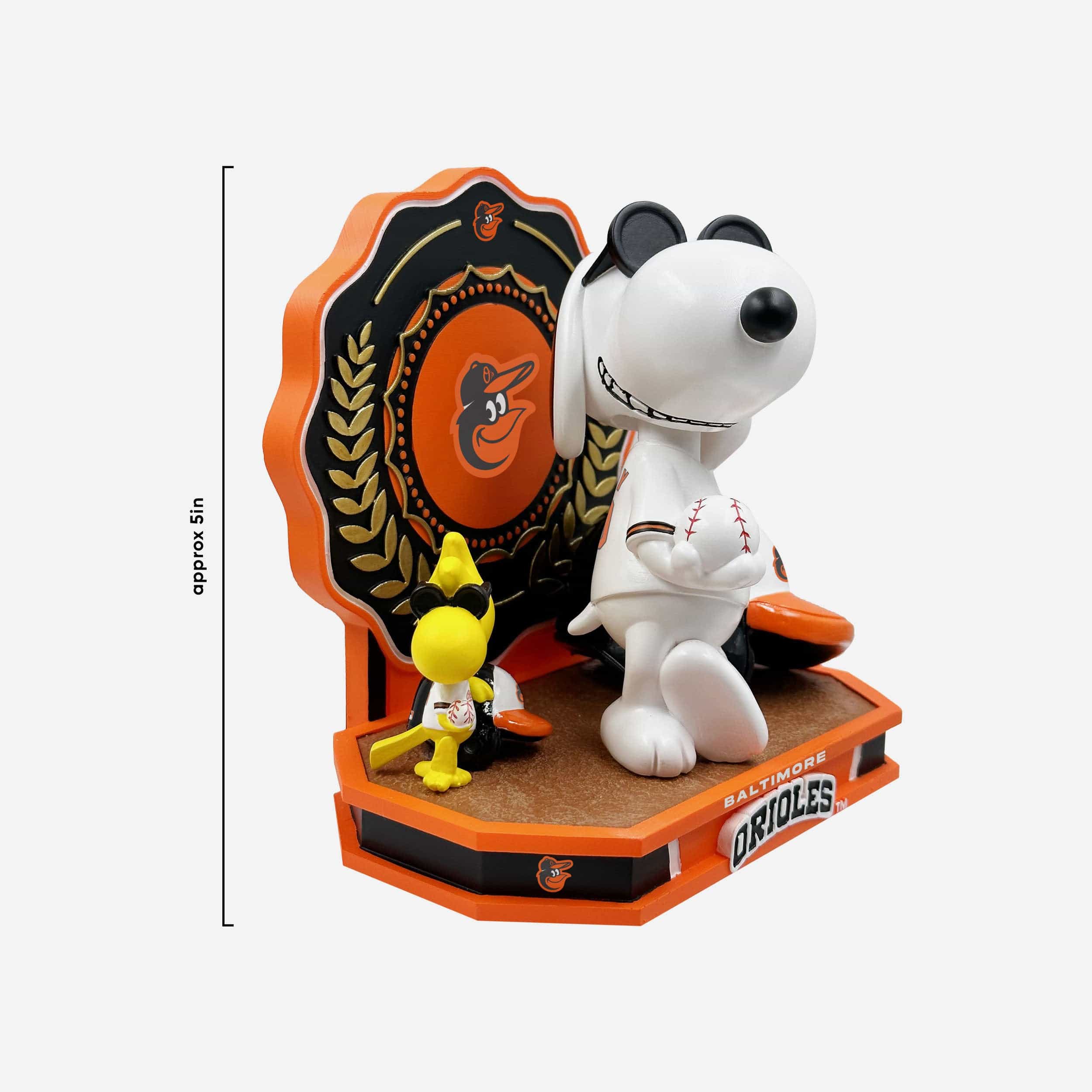 Baltimore Orioles Snoopy & Woodstock Joe Cool Peanuts Dual Bobblehead - Image 4
