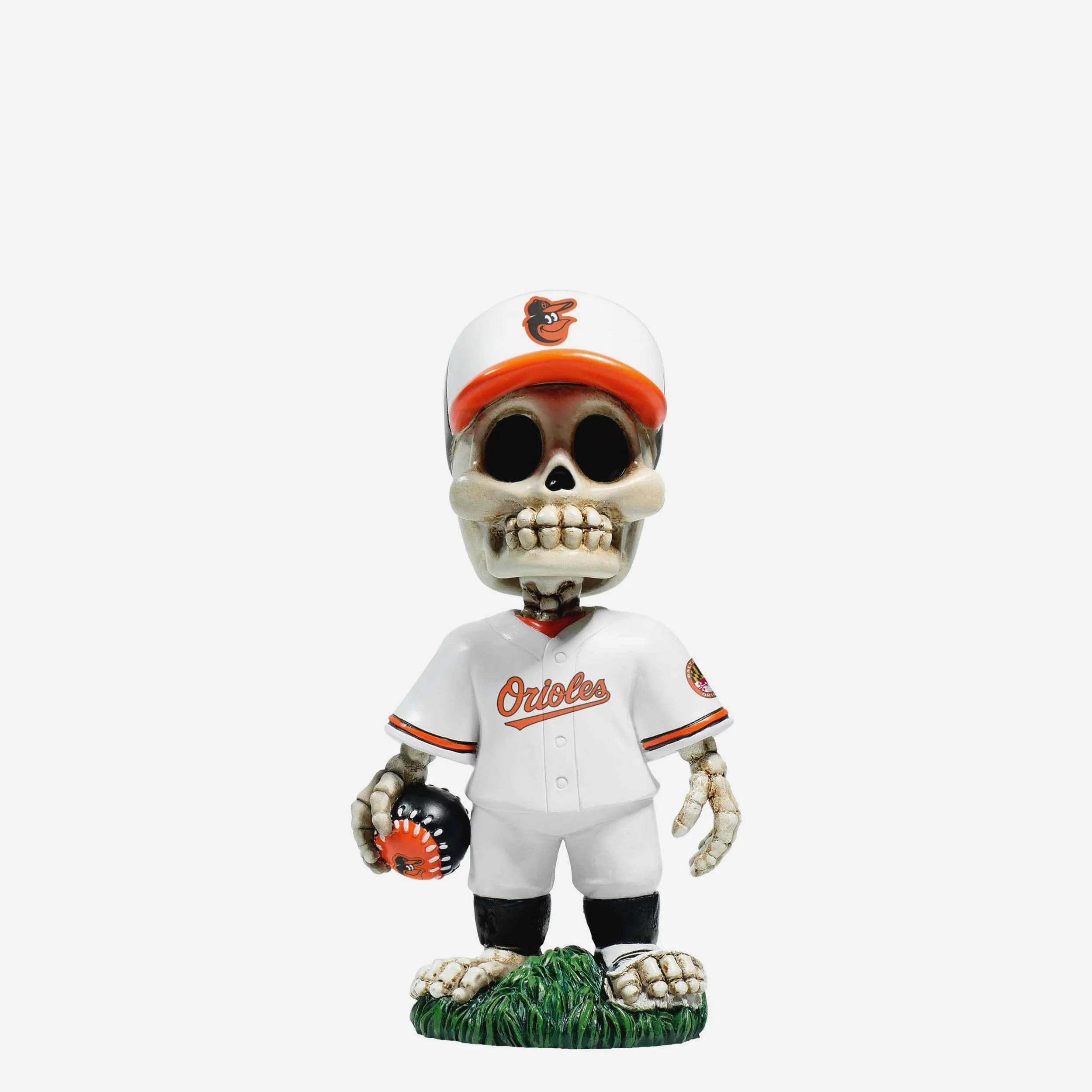 Baltimore Orioles Team Skull Mini Bobblehead