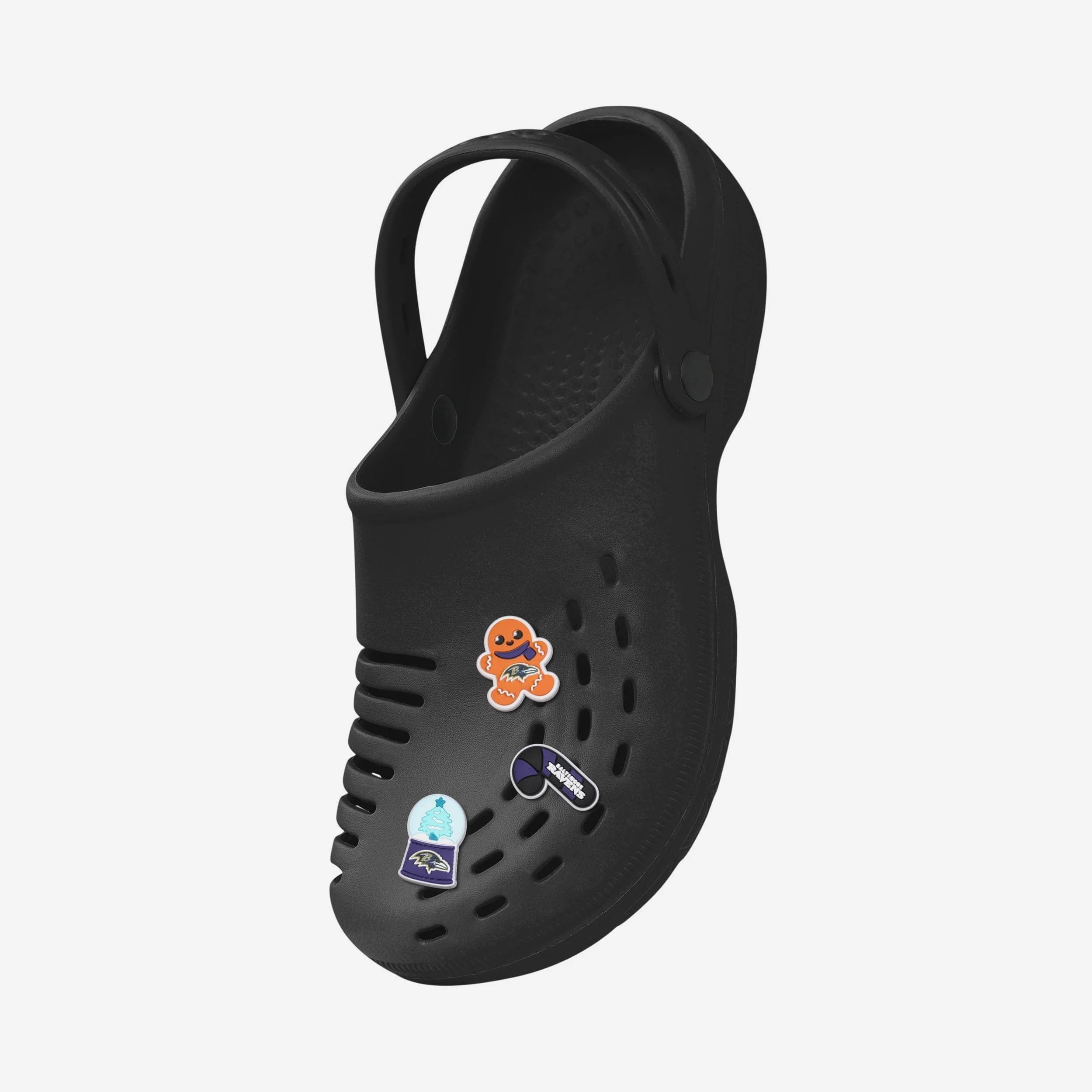 Baltimore Ravens 6 Pack Holiday Team Clog Charms - Image 2