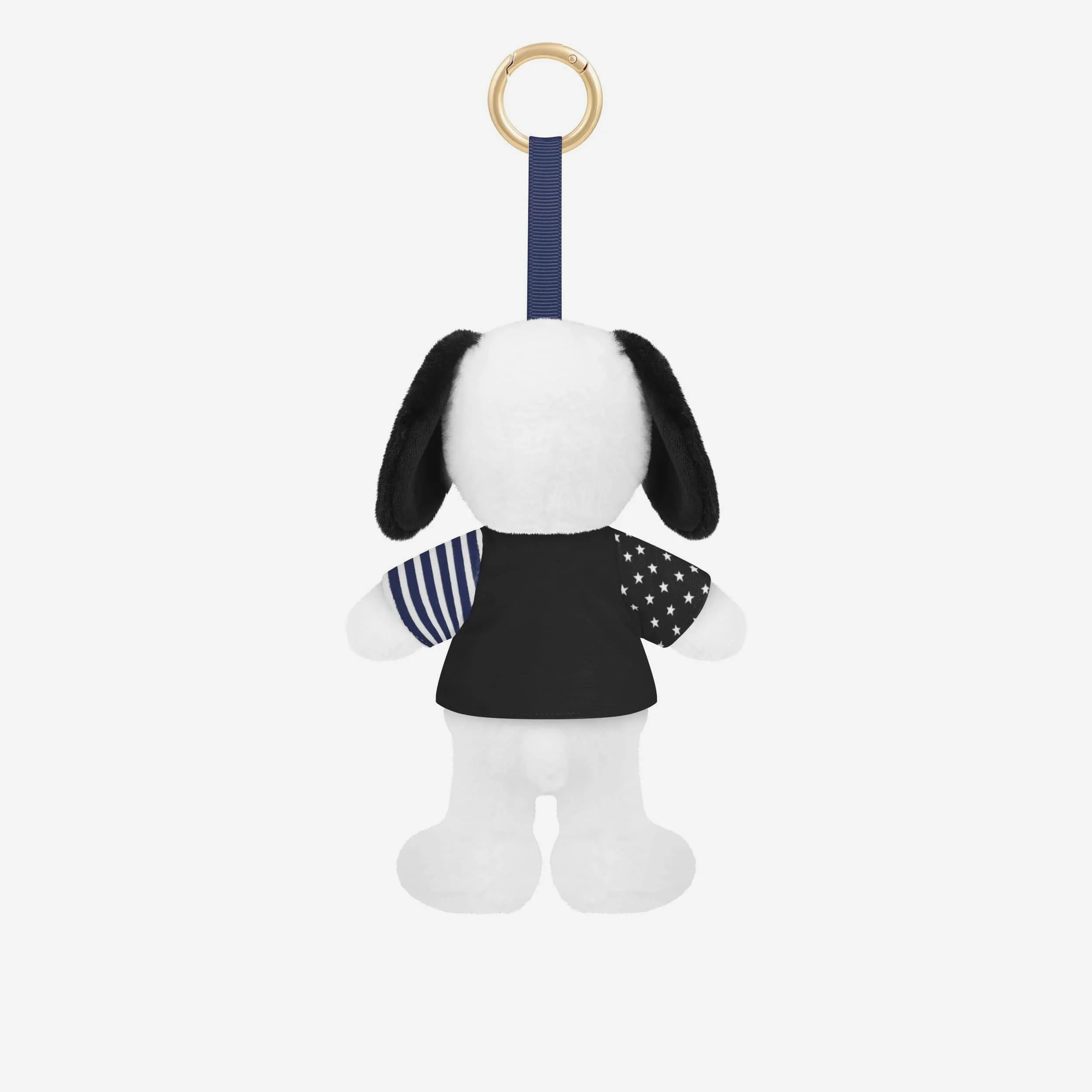 Baltimore Ravens Americana Plush Snoopy Peanuts Bag Charm Keychain - Image 2