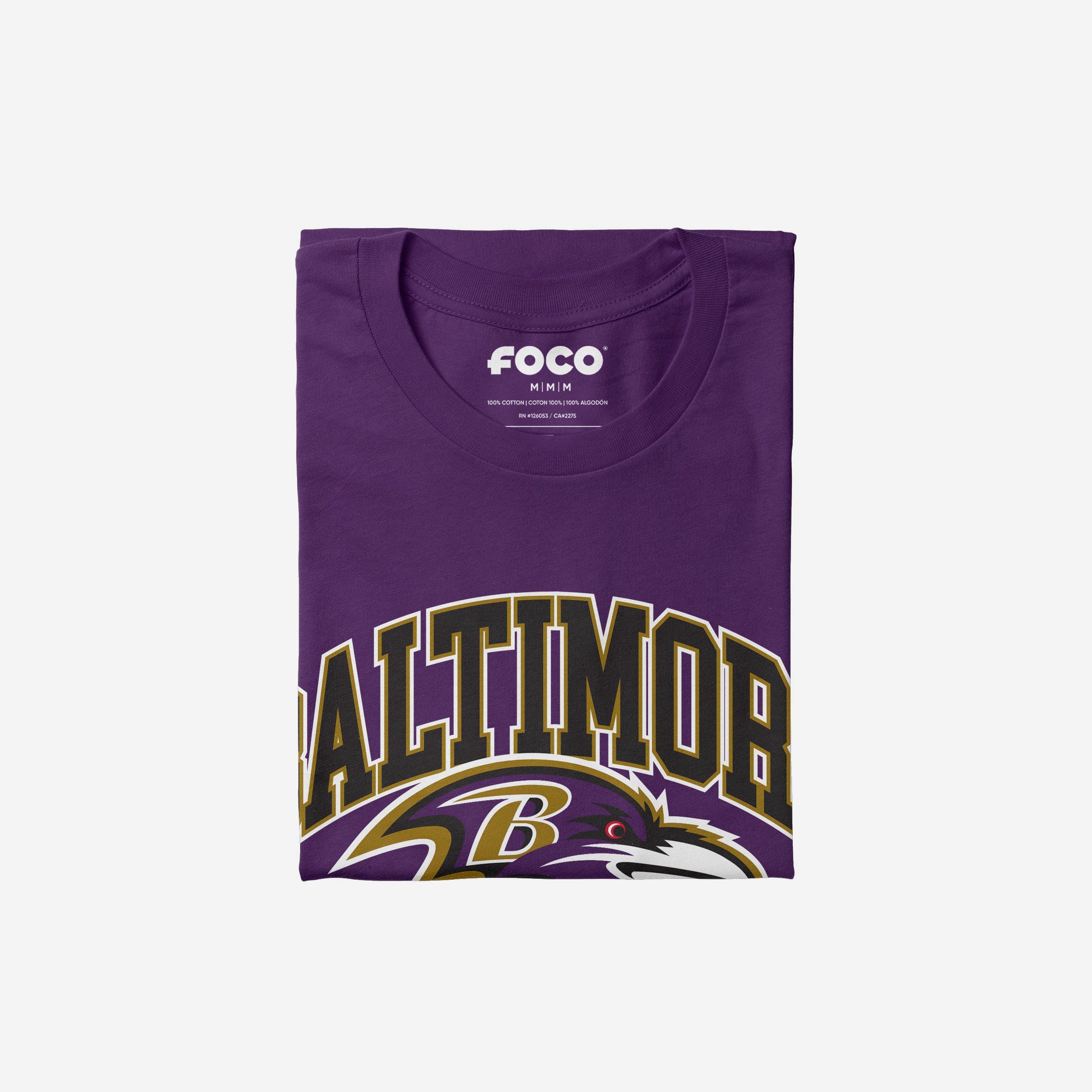 Baltimore Ravens Arched Wordmark T-Shirt - Image 4