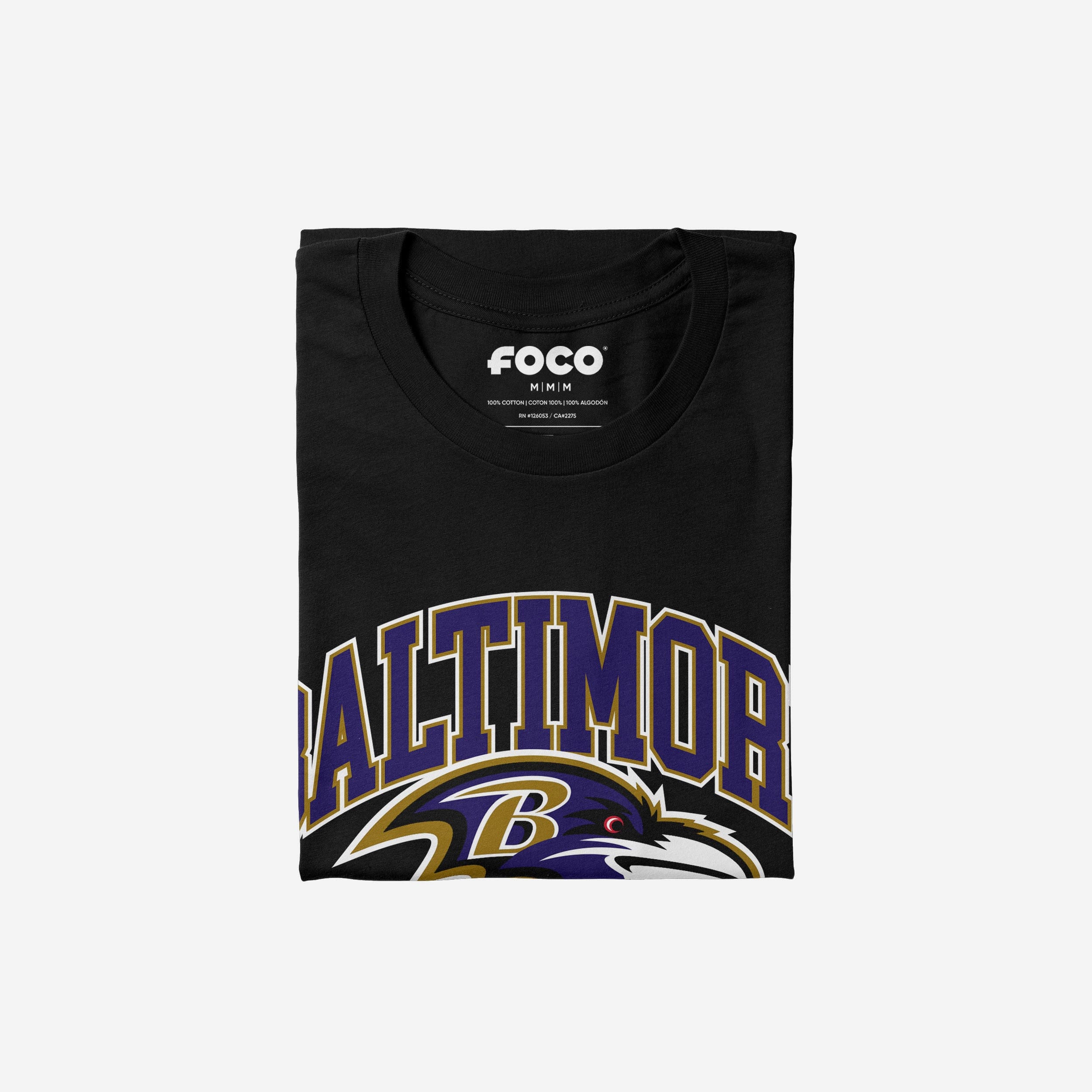 Baltimore Ravens Arched Wordmark T-Shirt - Image 8