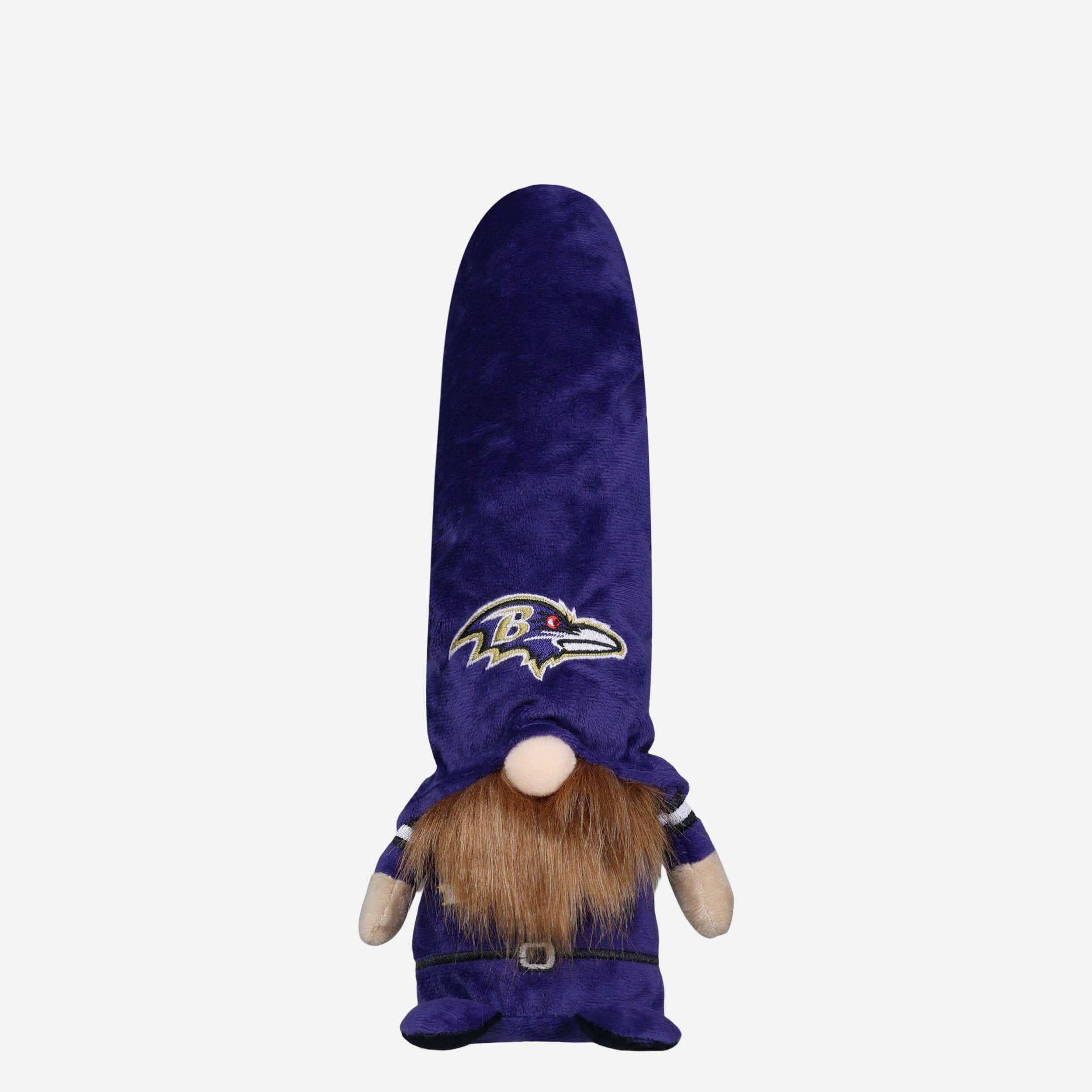 Baltimore Ravens Bearded Stocking Cap Plush Gnome