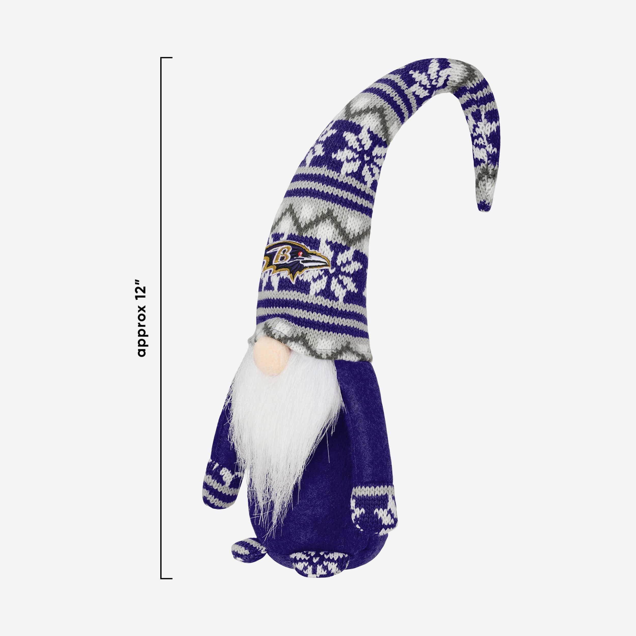 Baltimore Ravens Bent Hat Plush Gnome - Image 3