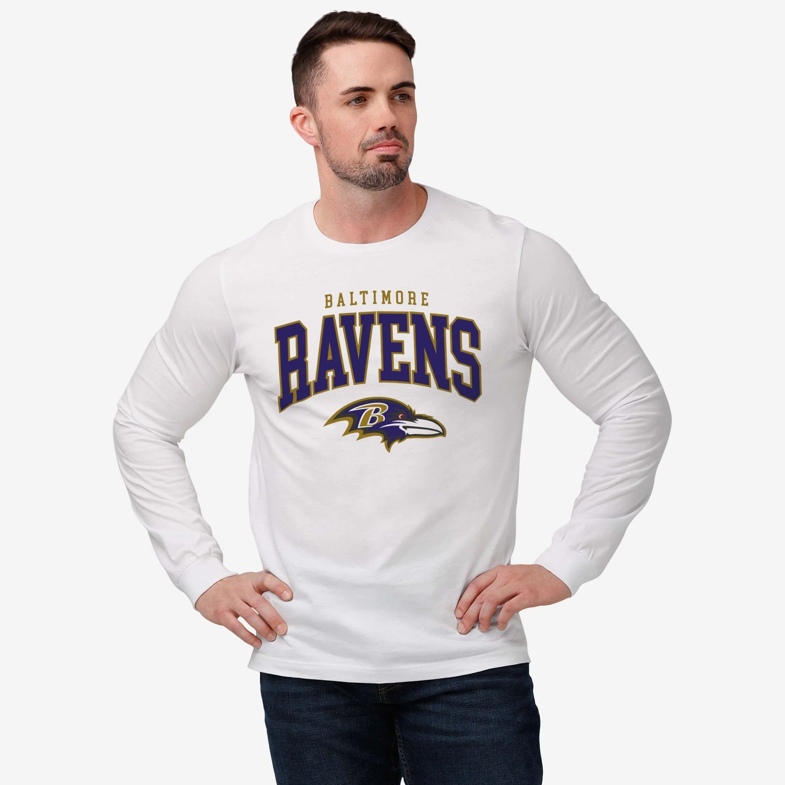 Baltimore Ravens Classic Logo Long Sleeve T-Shirt - Image 2