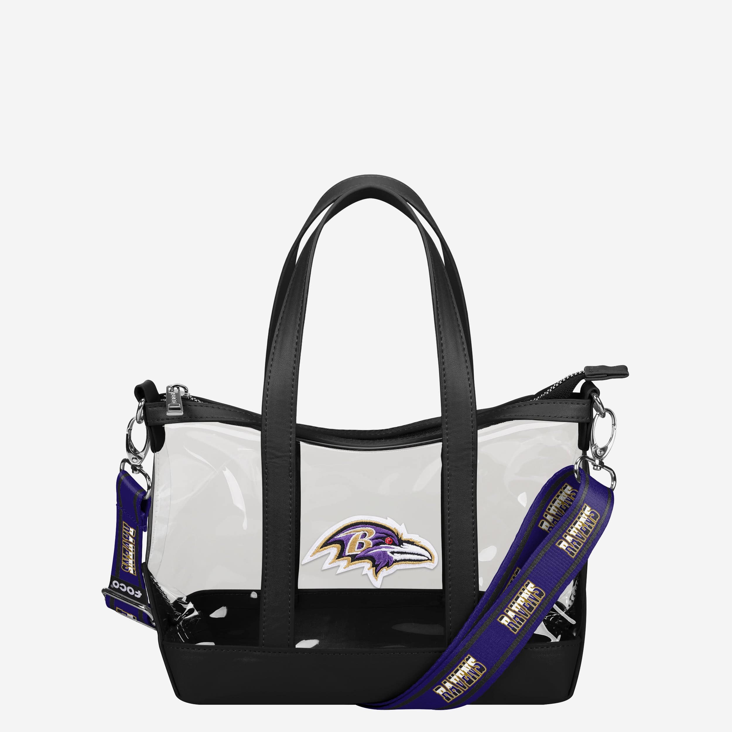 Baltimore Ravens Clear Crossbody Mini Tote Bag