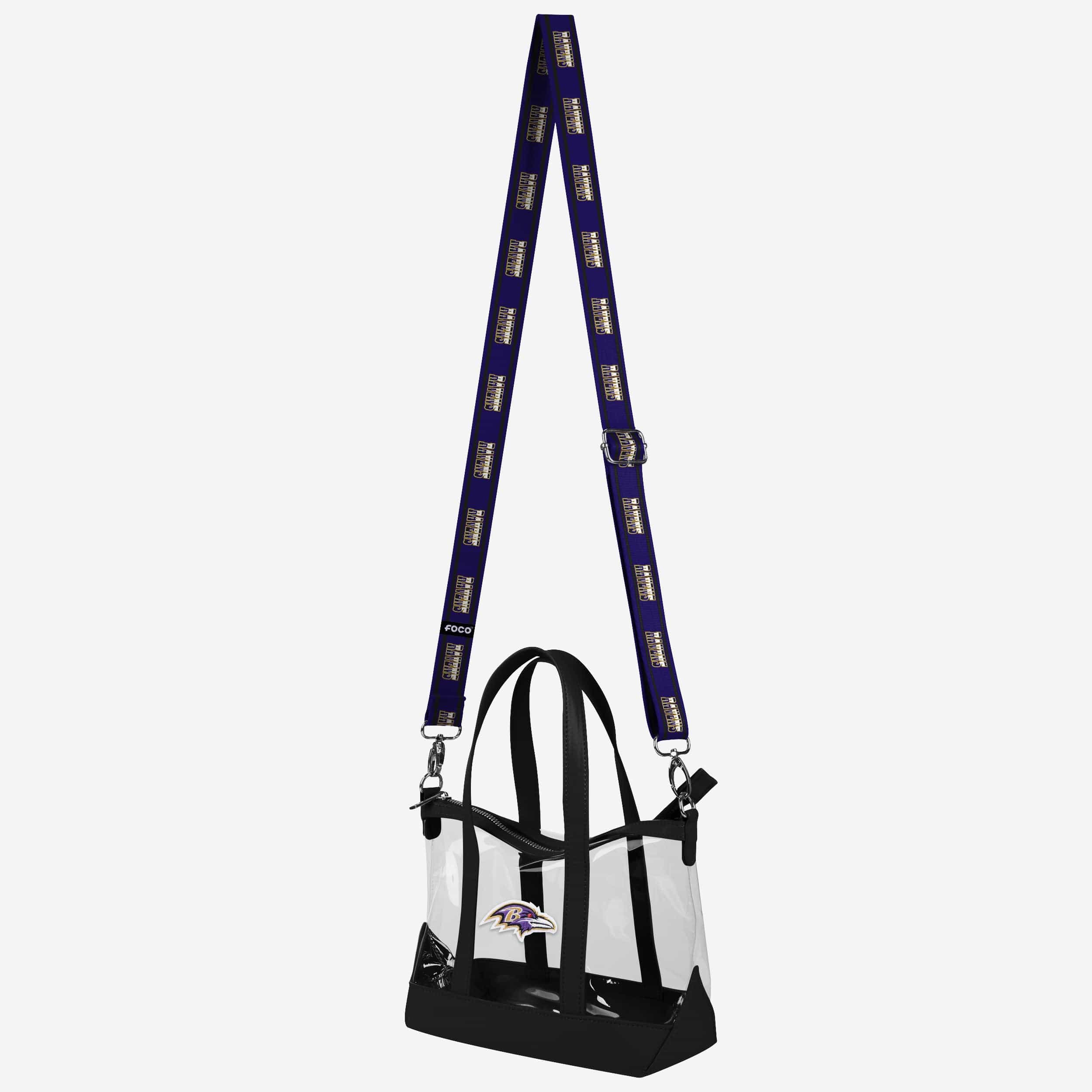 Baltimore Ravens Clear Crossbody Mini Tote Bag - Image 2