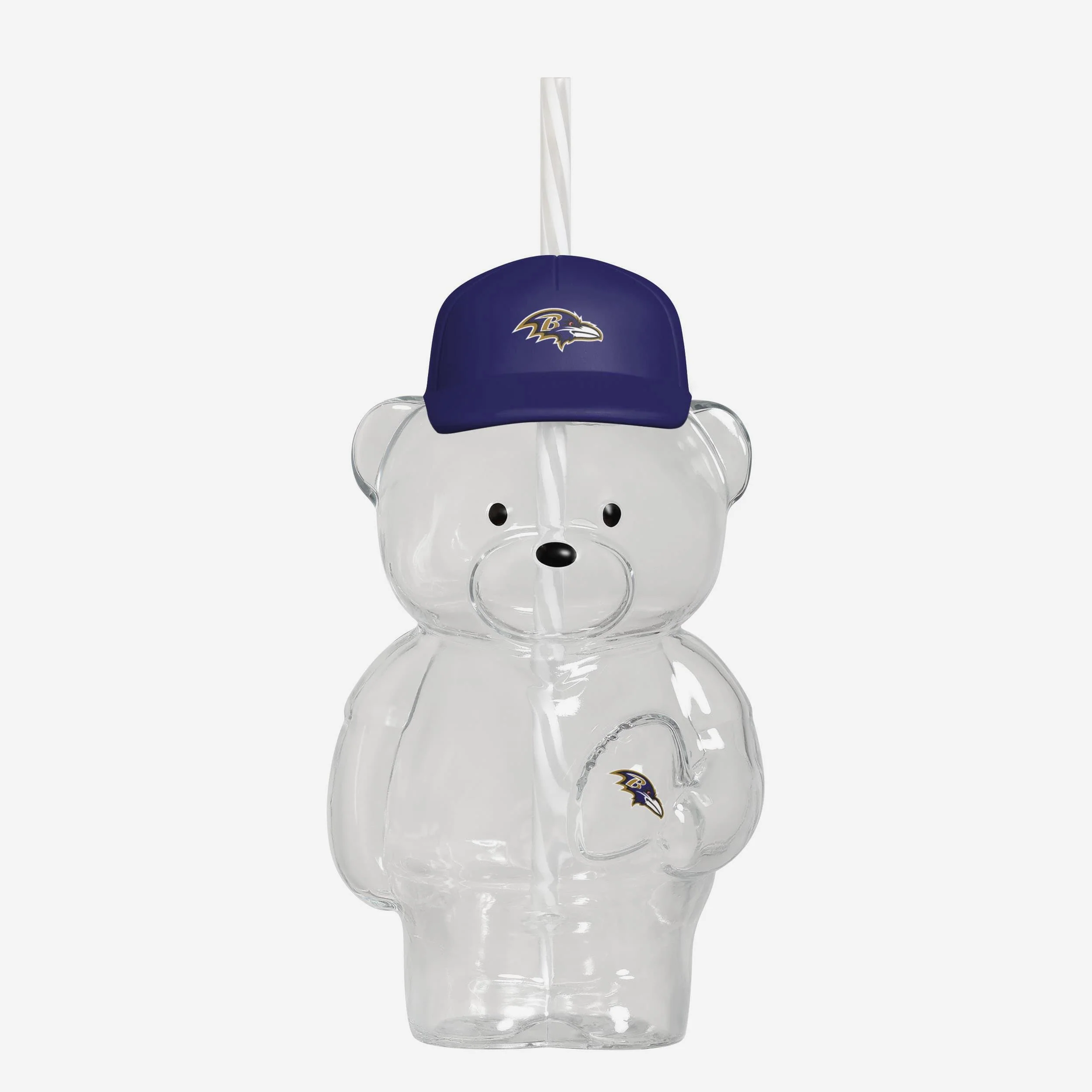 Baltimore Ravens Glass Bear Tumbler