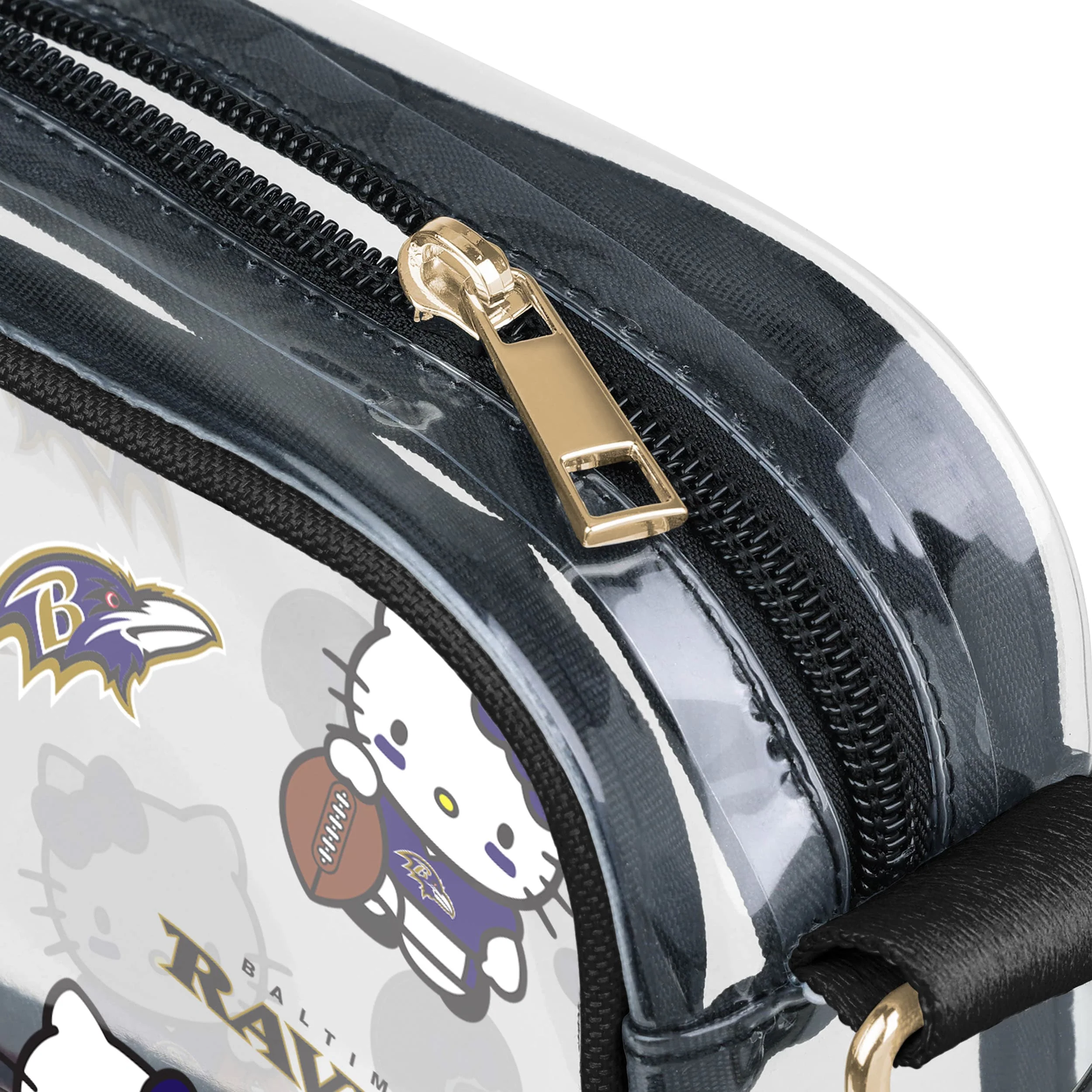 Baltimore Ravens Hello Kitty® Clear Crossbody Bag - Image 4