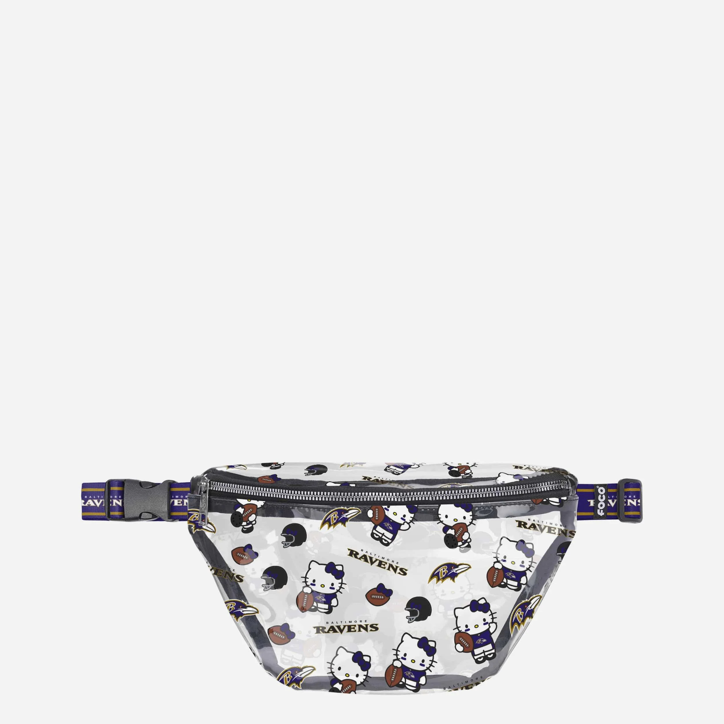 Baltimore Ravens Hello Kitty® Clear Fanny Pack